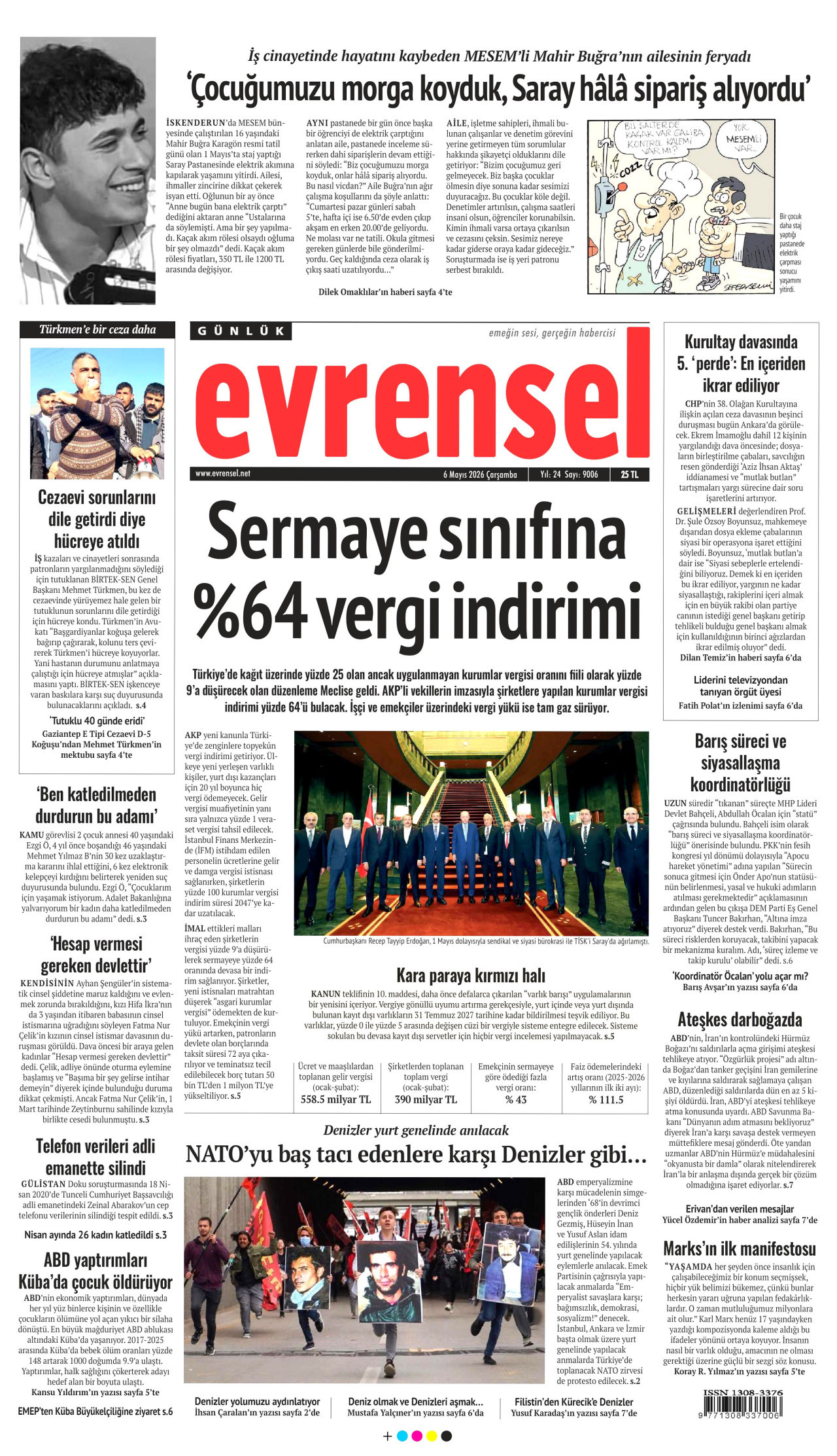 Evrensel Manşet