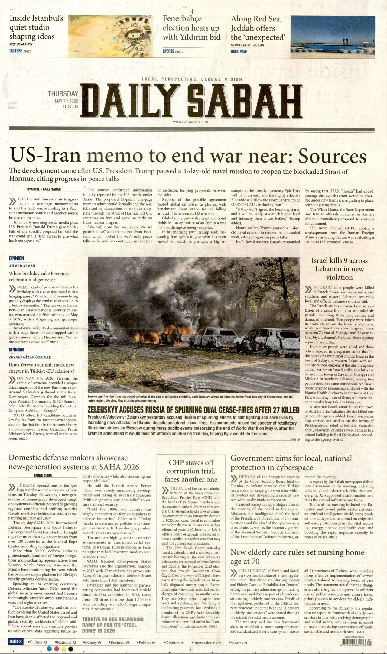 Daily Sabah Manşet