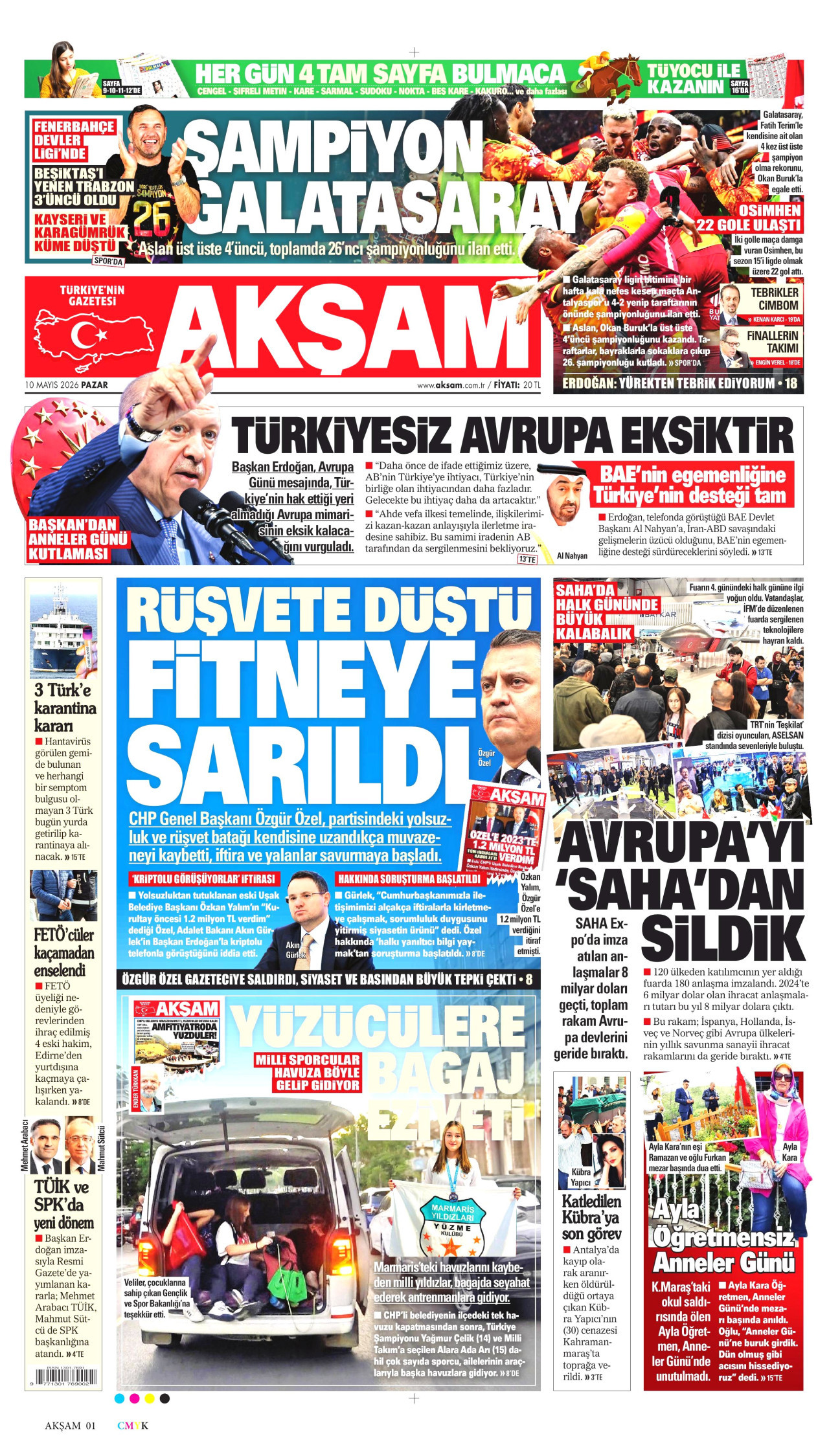 Akşam Manşet