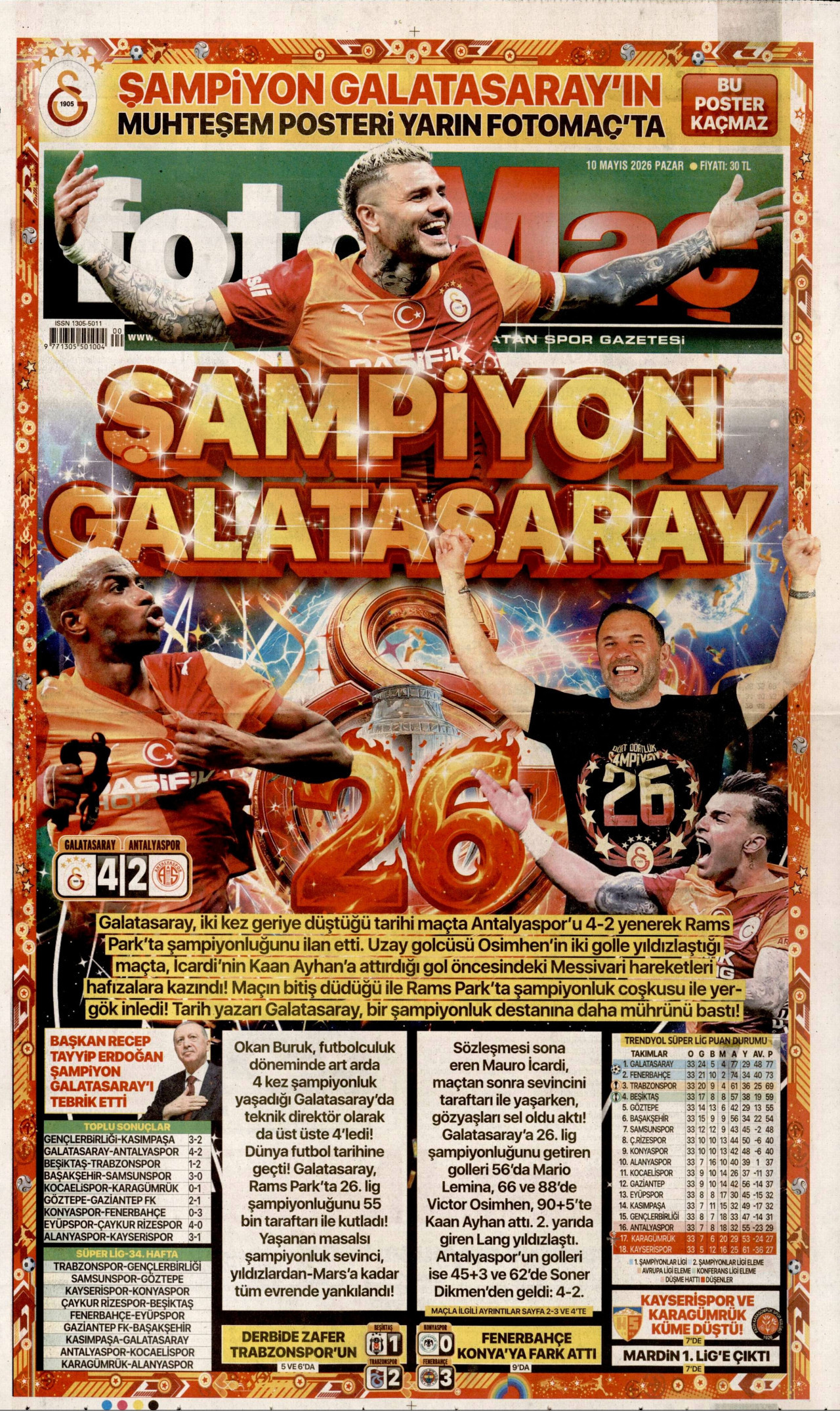Fotomaç Manşet