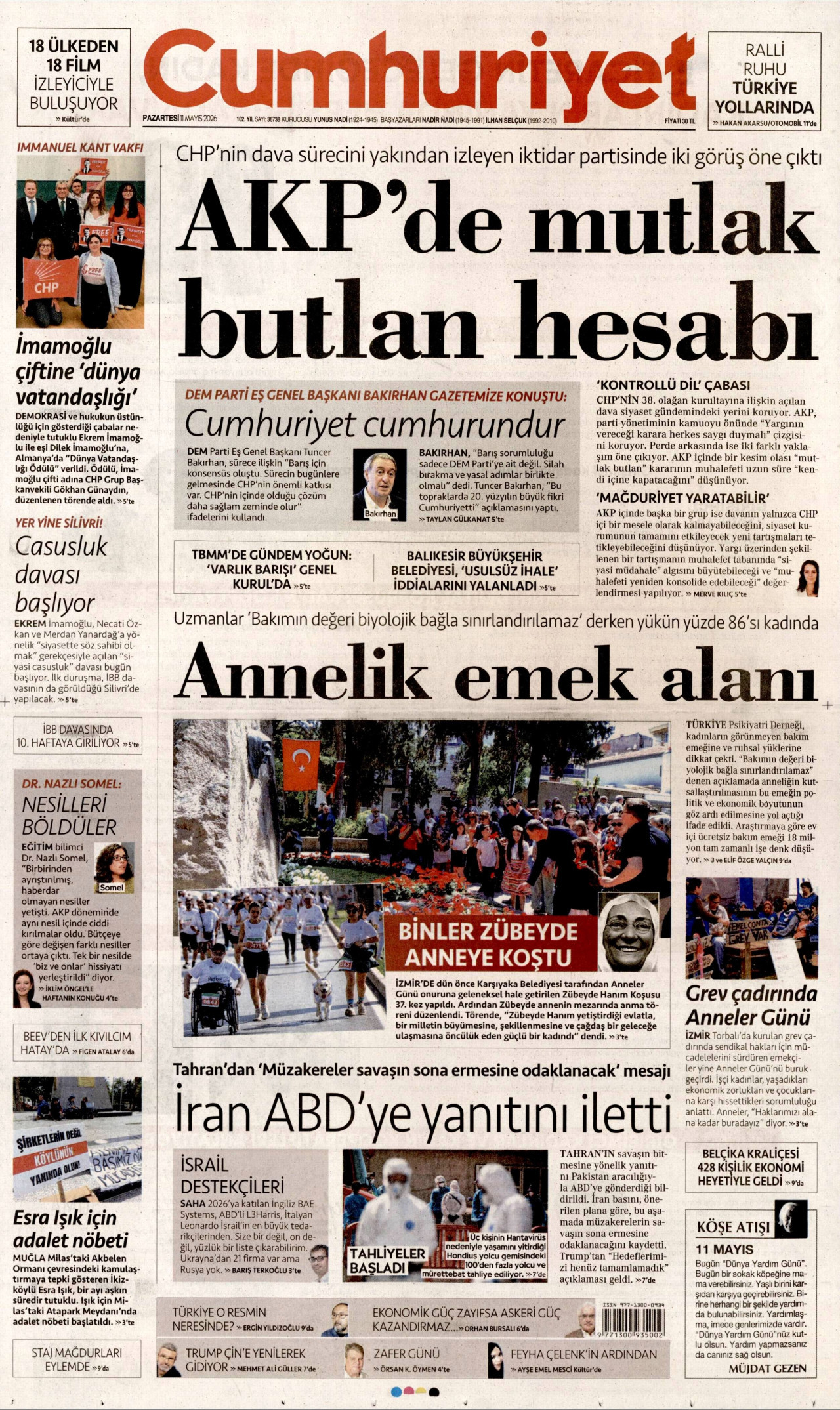 Cumhuriyet Manşet