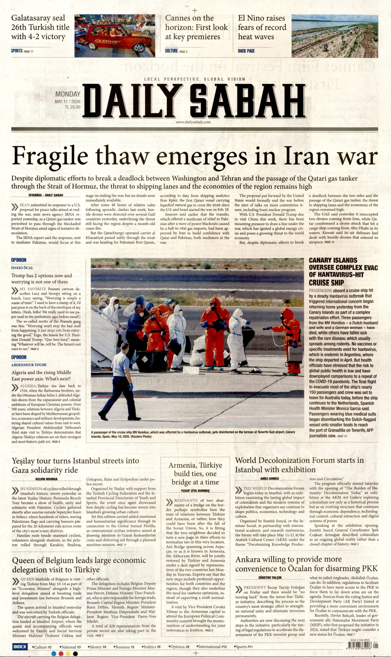 Daily Sabah Manşet