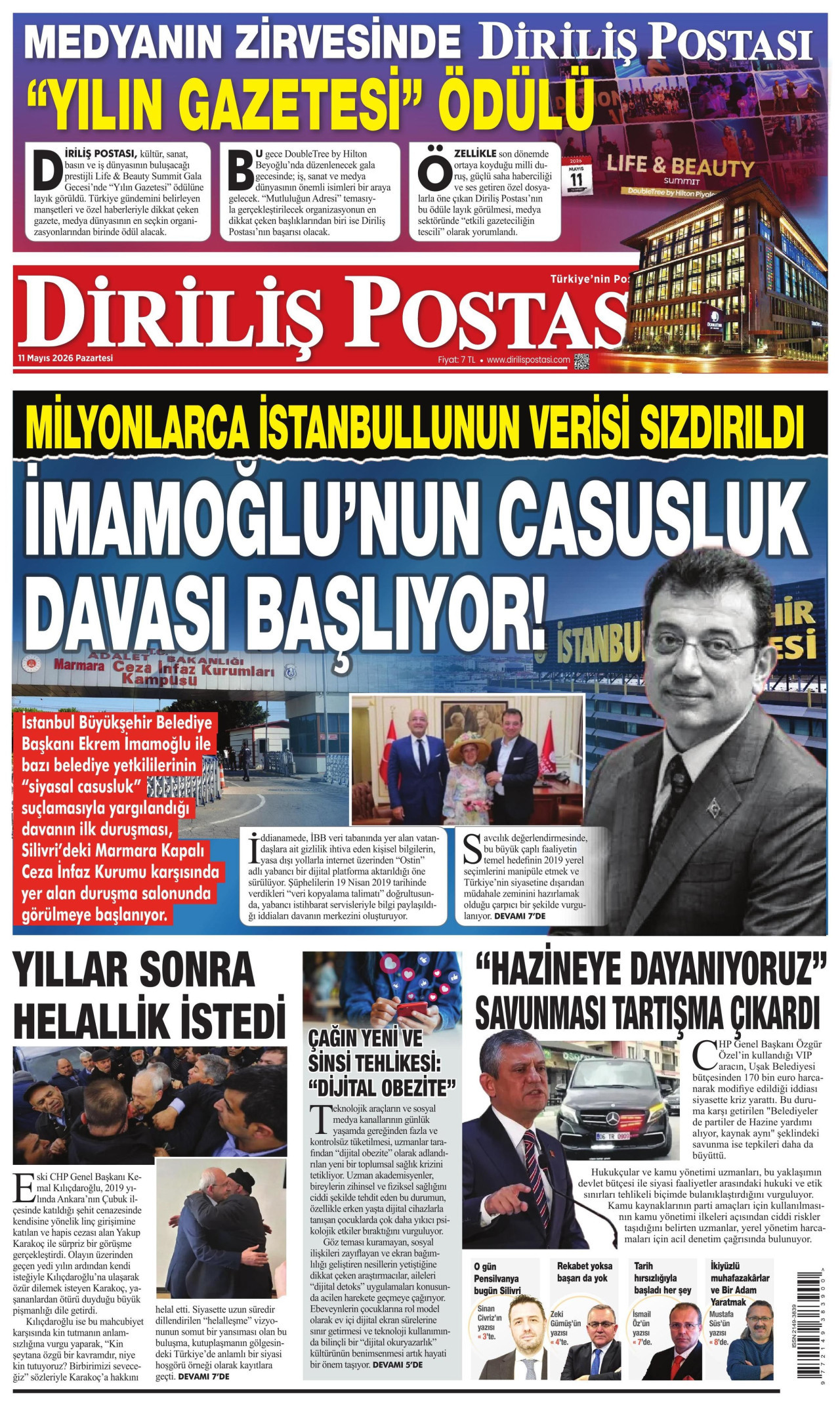 Diriliş Postası Manşet