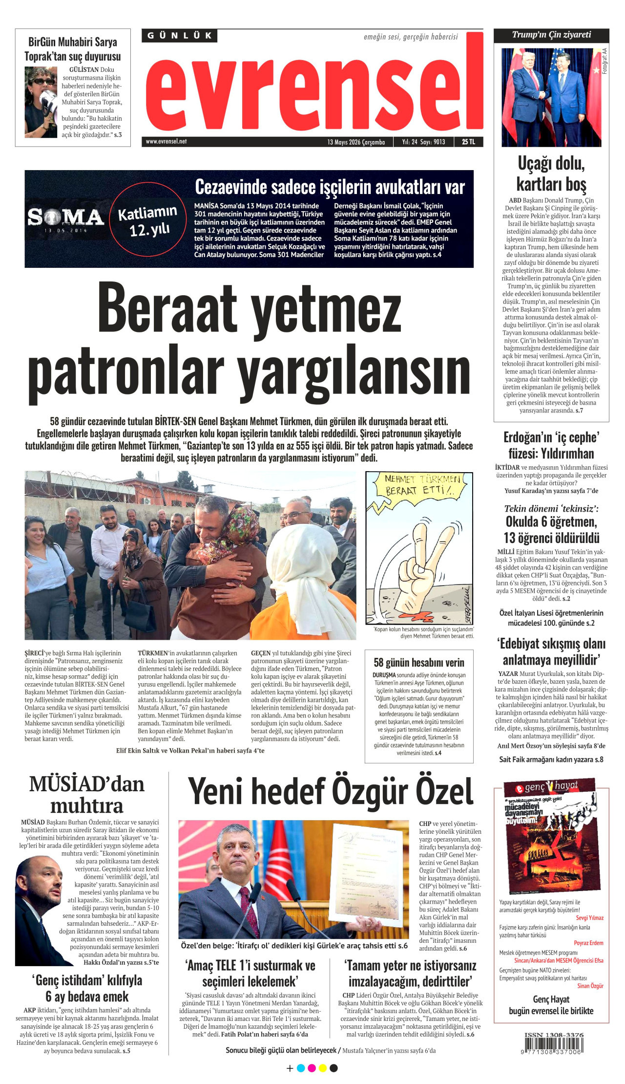 Evrensel Manşet