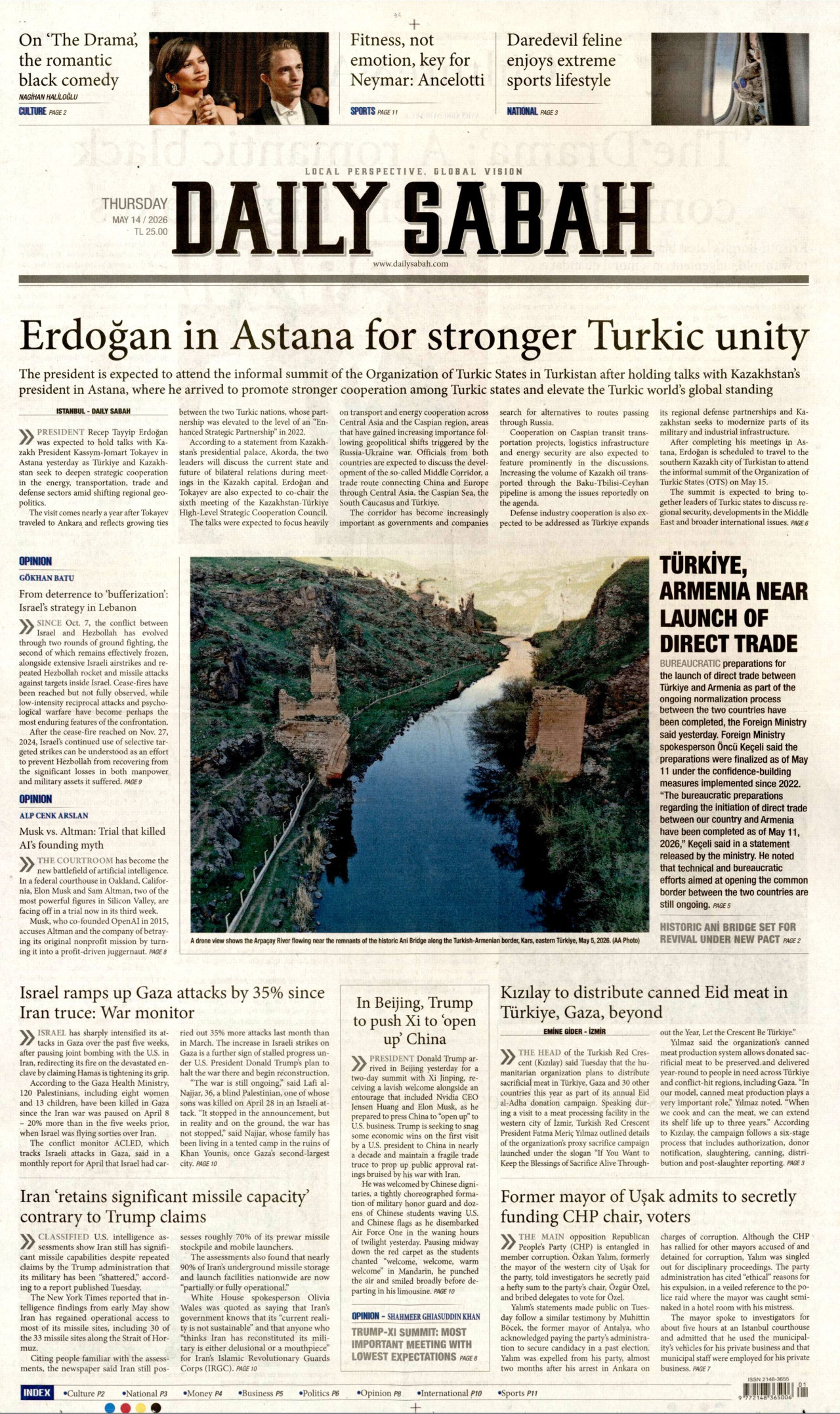 Daily Sabah Manşet