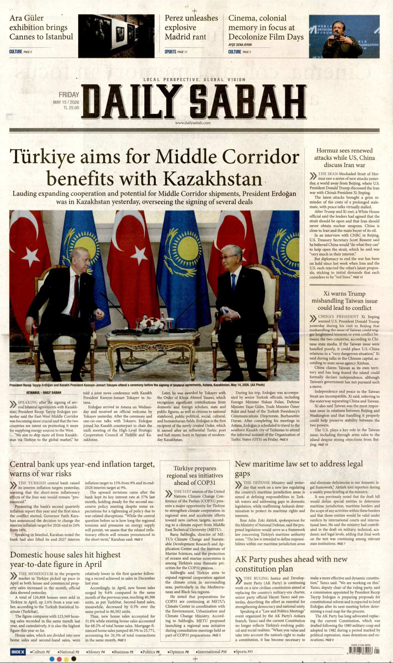 Daily Sabah Manşet