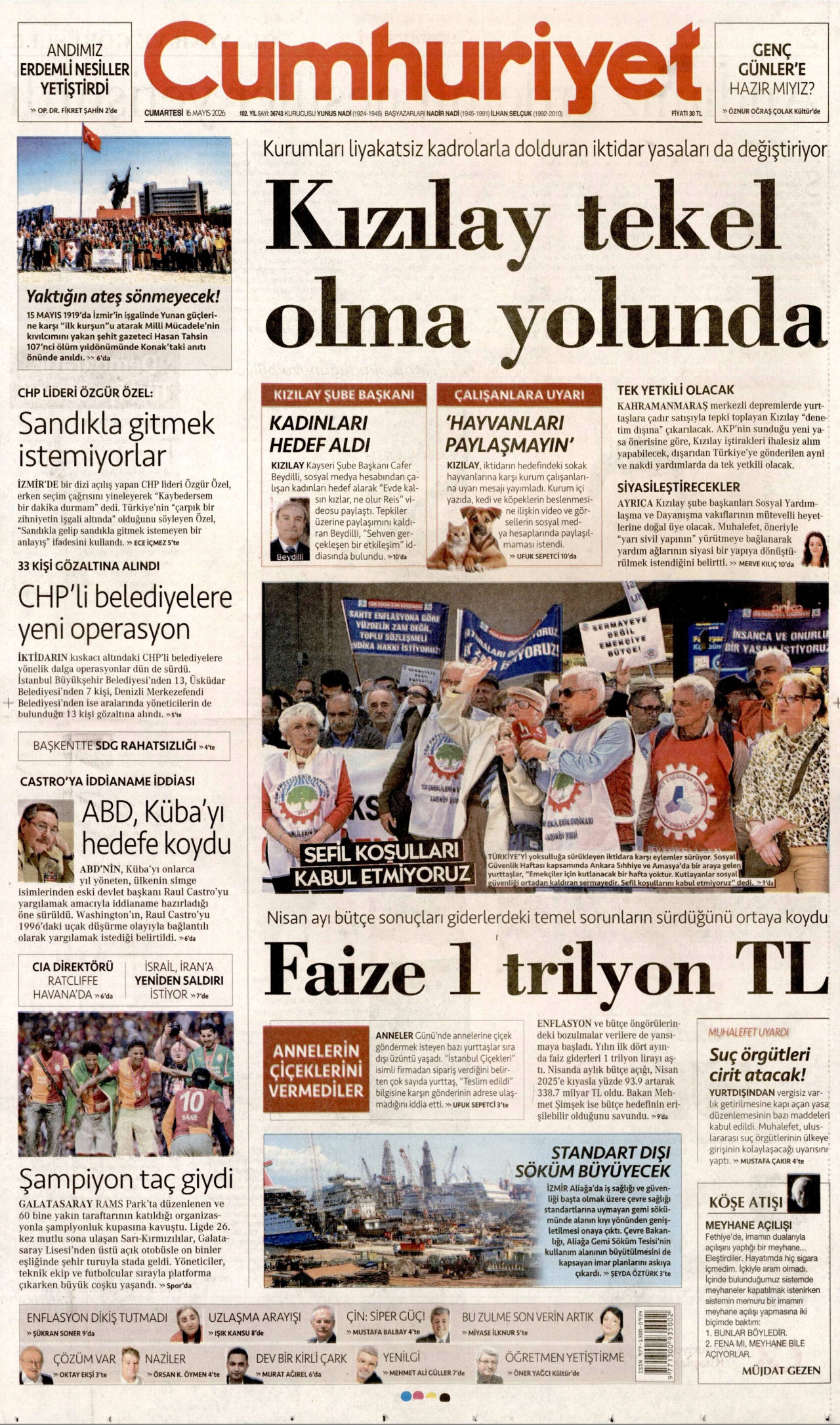 Cumhuriyet Manşet