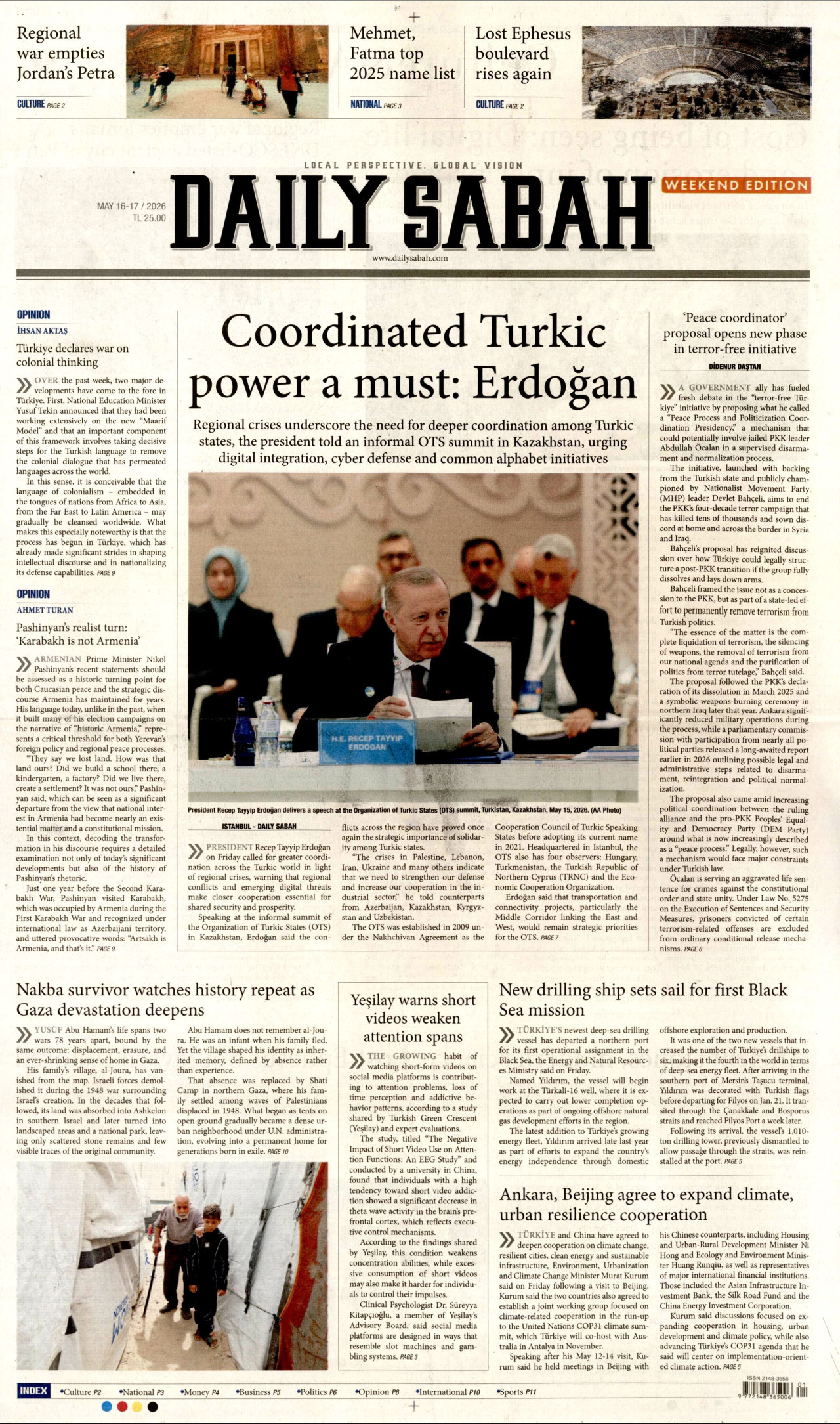 Daily Sabah Manşet
