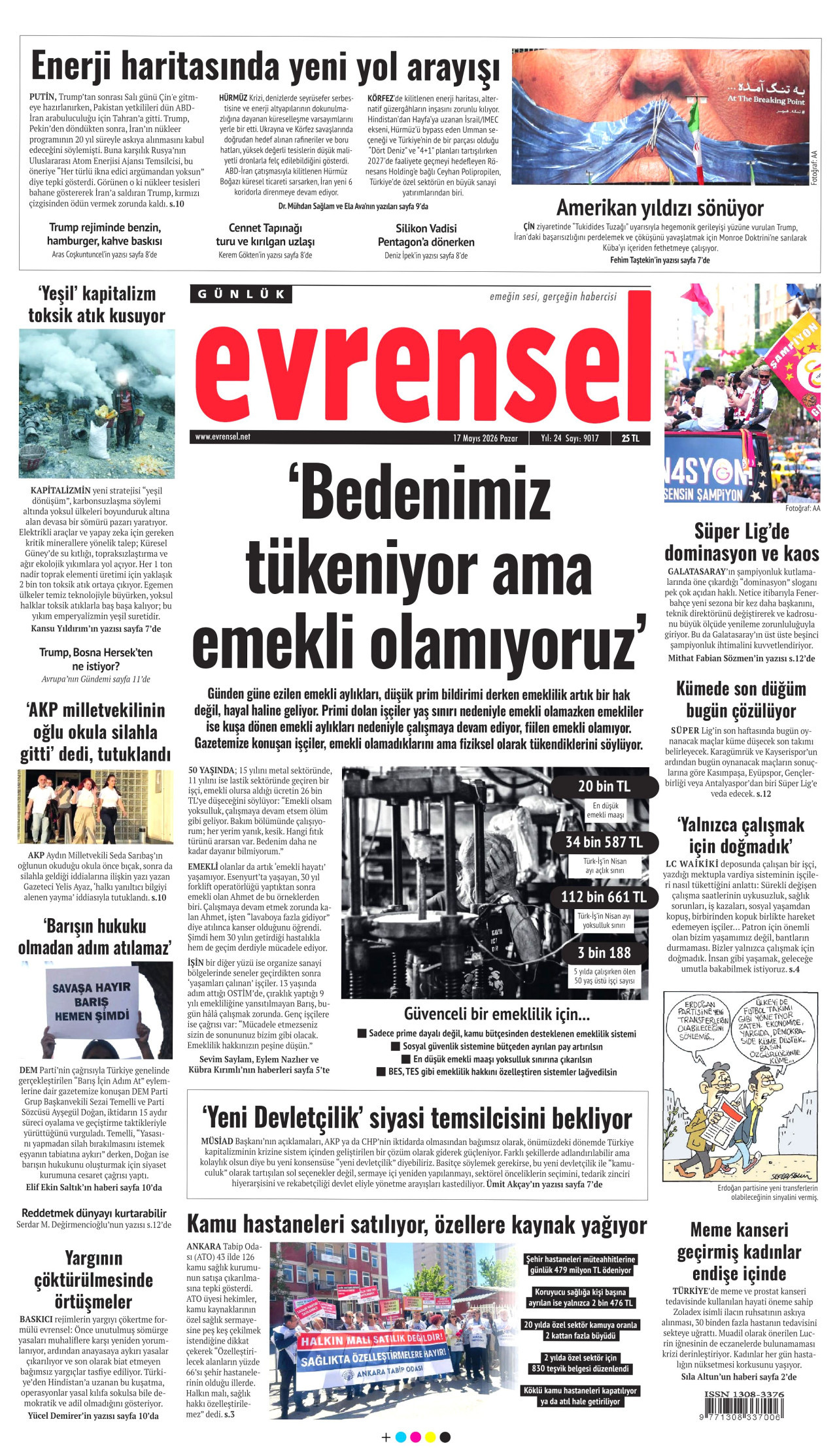 Evrensel Manşet