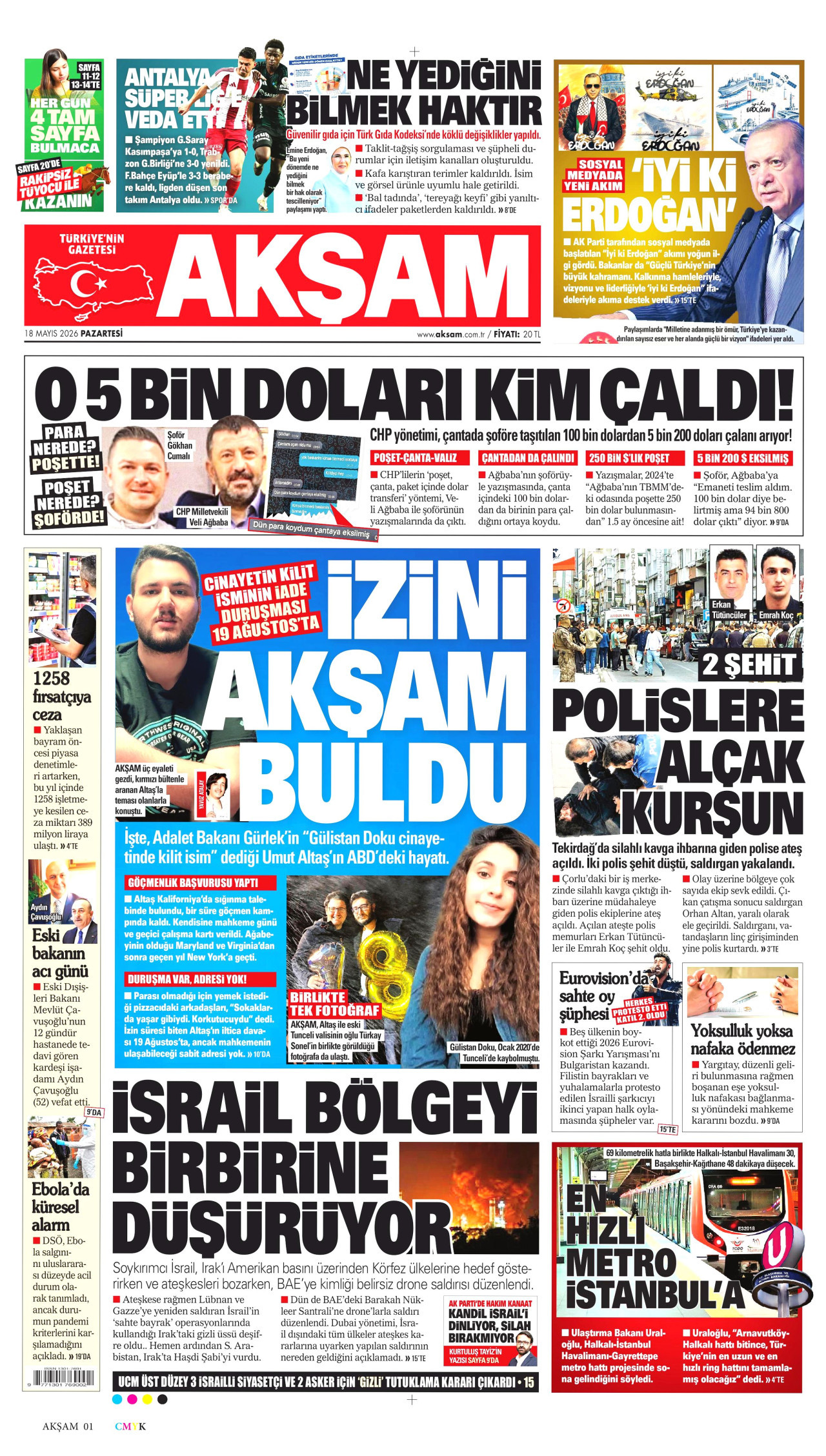 Akşam Manşet