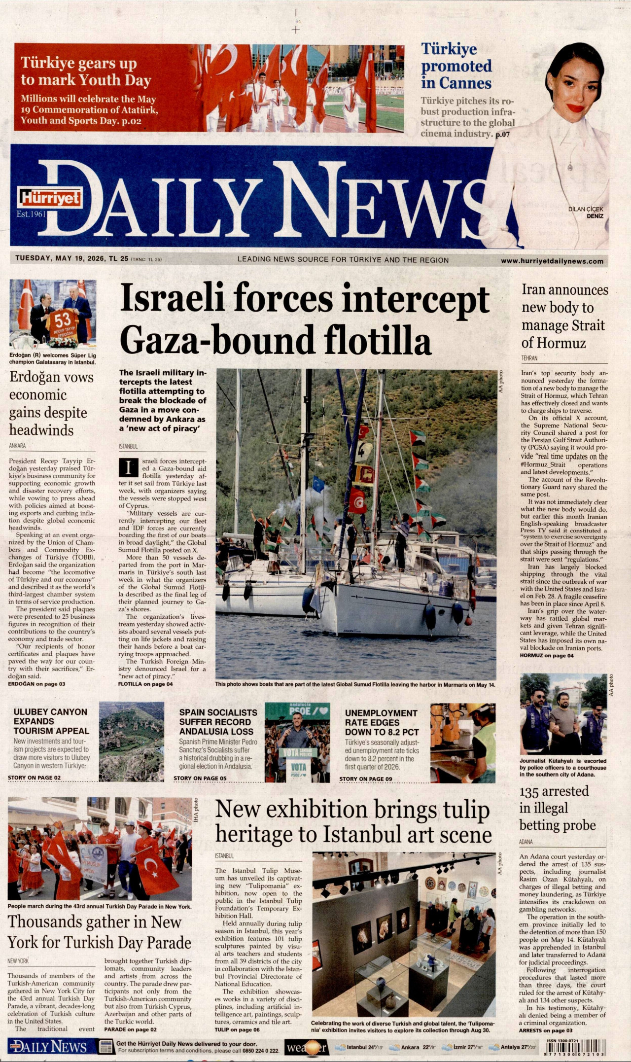 Hürriyet Daily News Manşet
