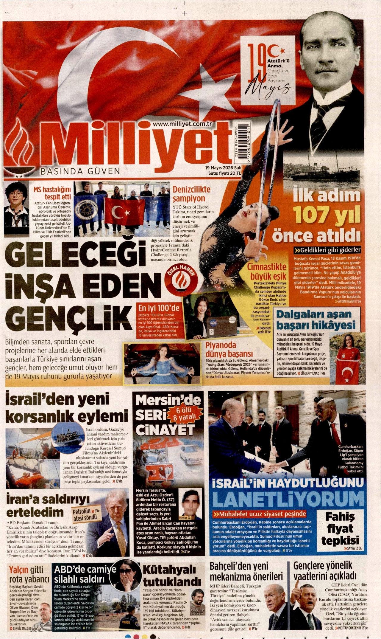 Milliyet Gazetesi Manşeti - 19.05.2026