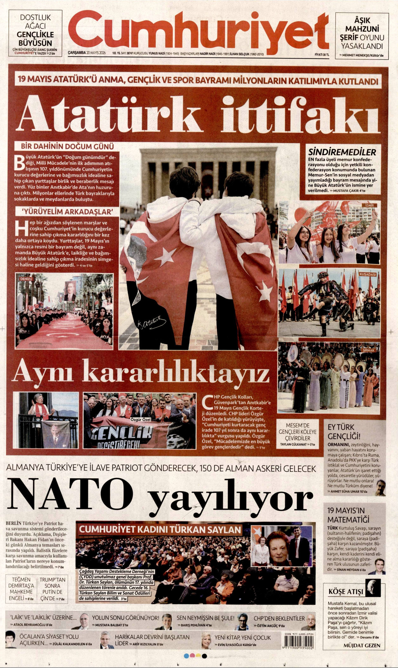 Cumhuriyet Manşet