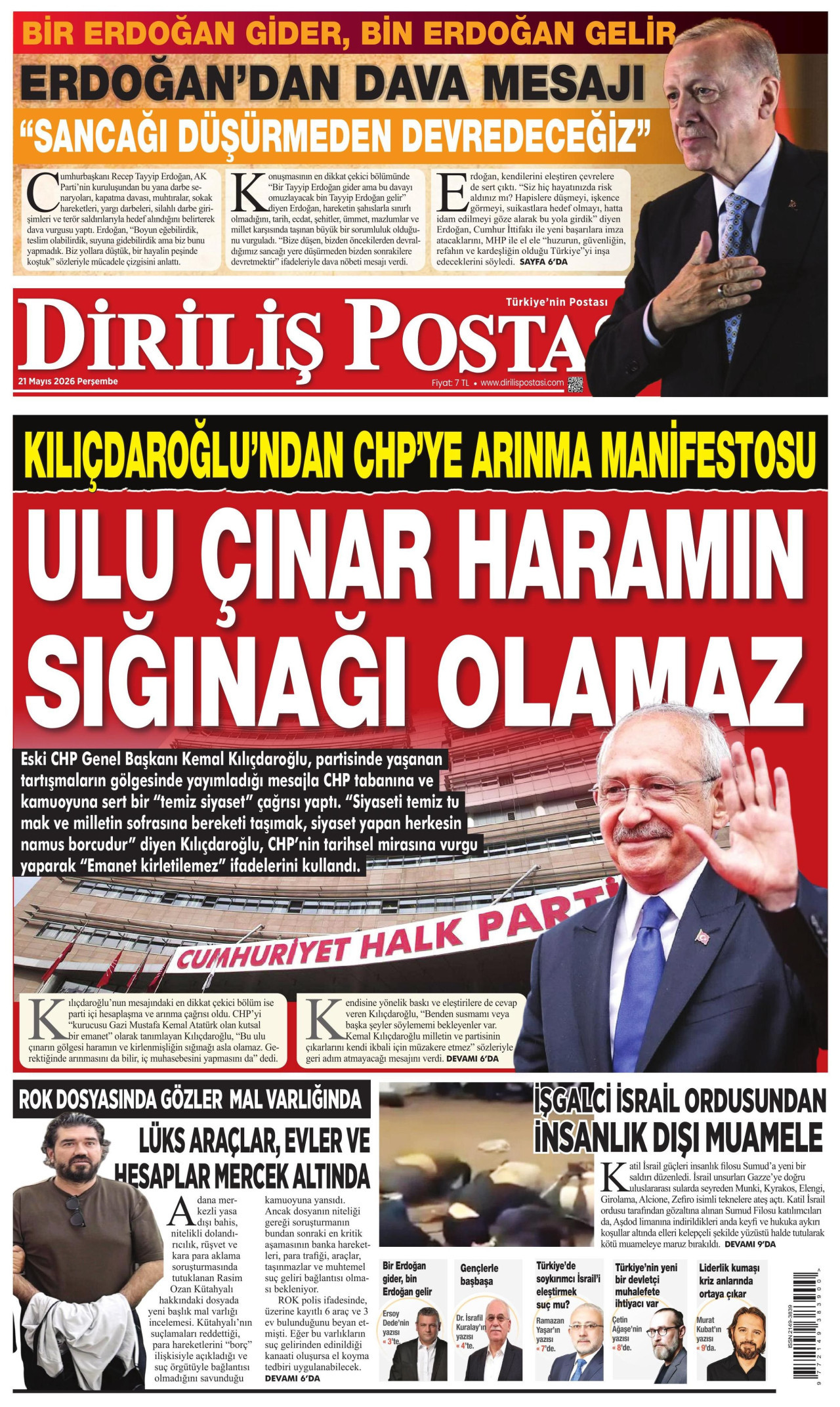 Diriliş Postası Manşet