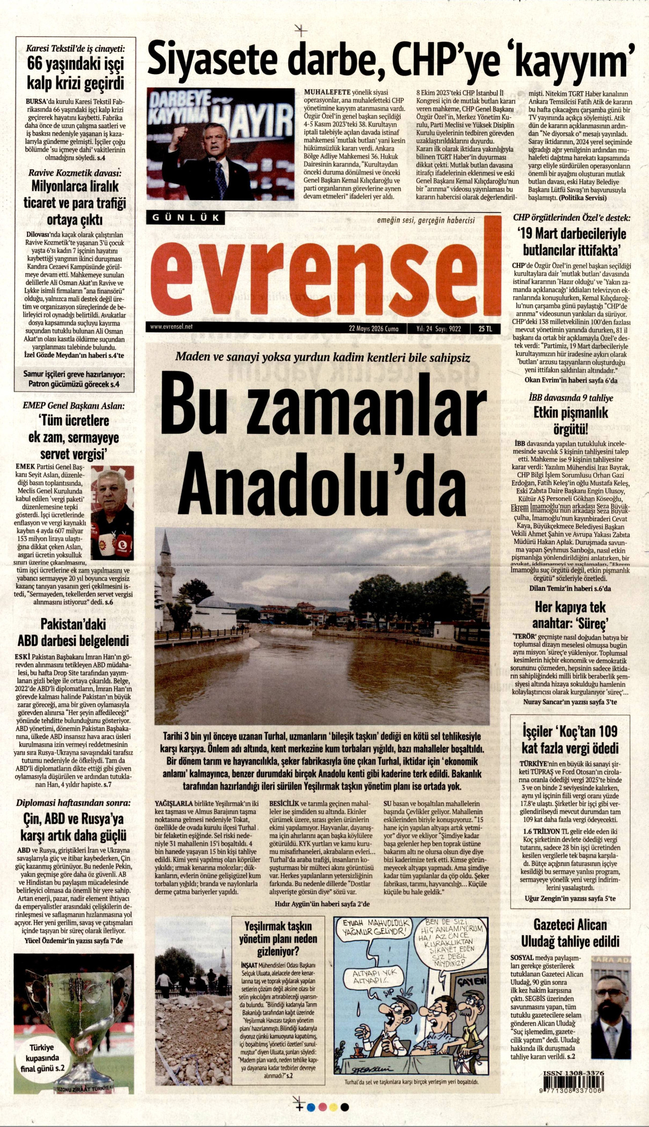 Evrensel Manşet