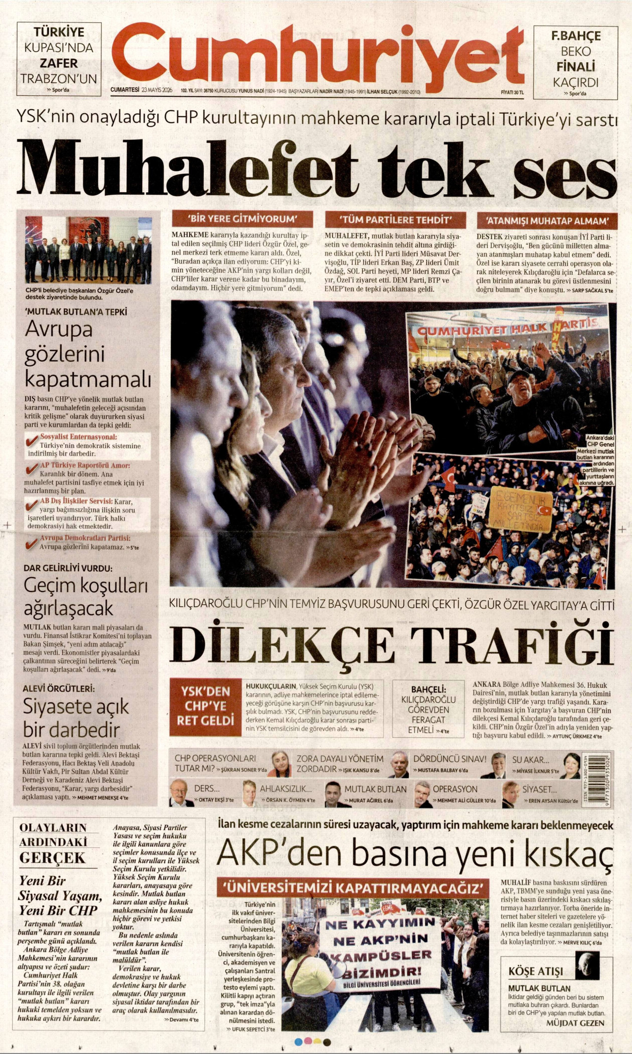 Cumhuriyet Manşet