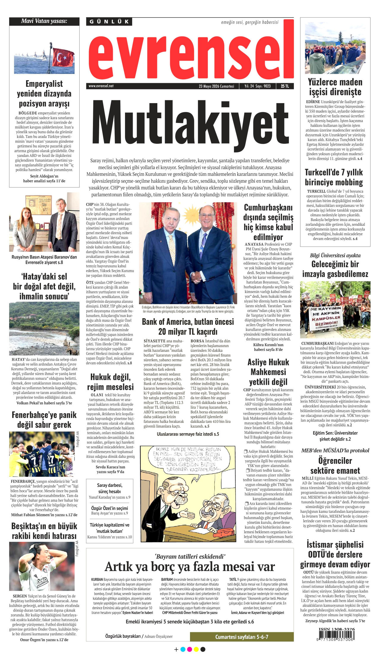 Evrensel Manşet