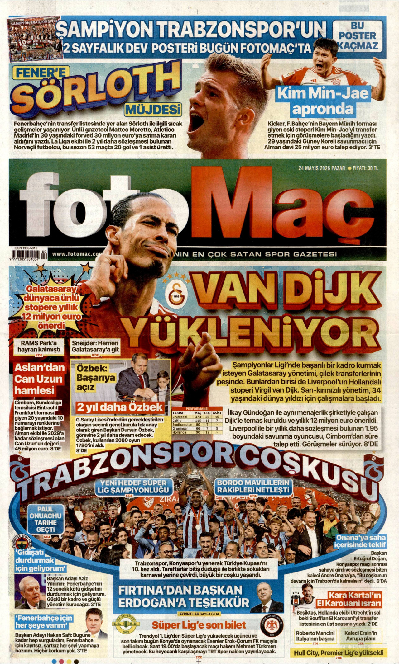 Fotomaç Manşet