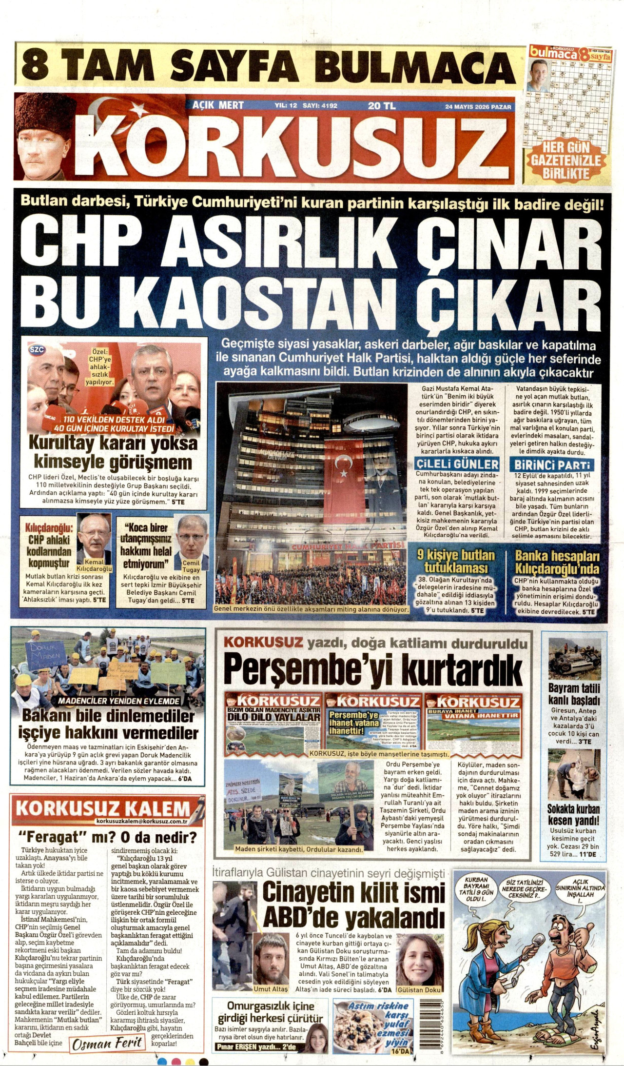 Korkusuz Manşet