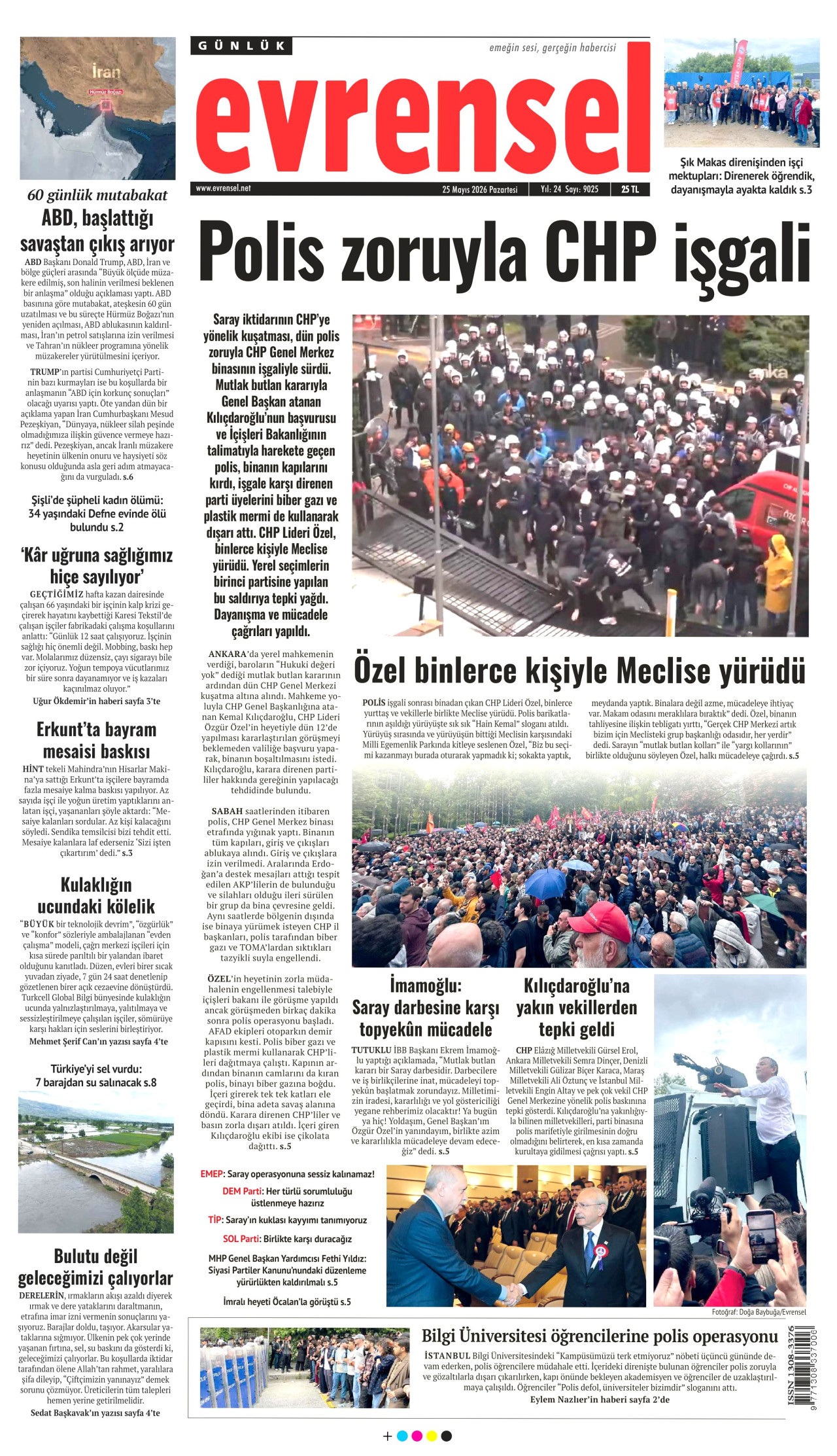 Evrensel Manşet