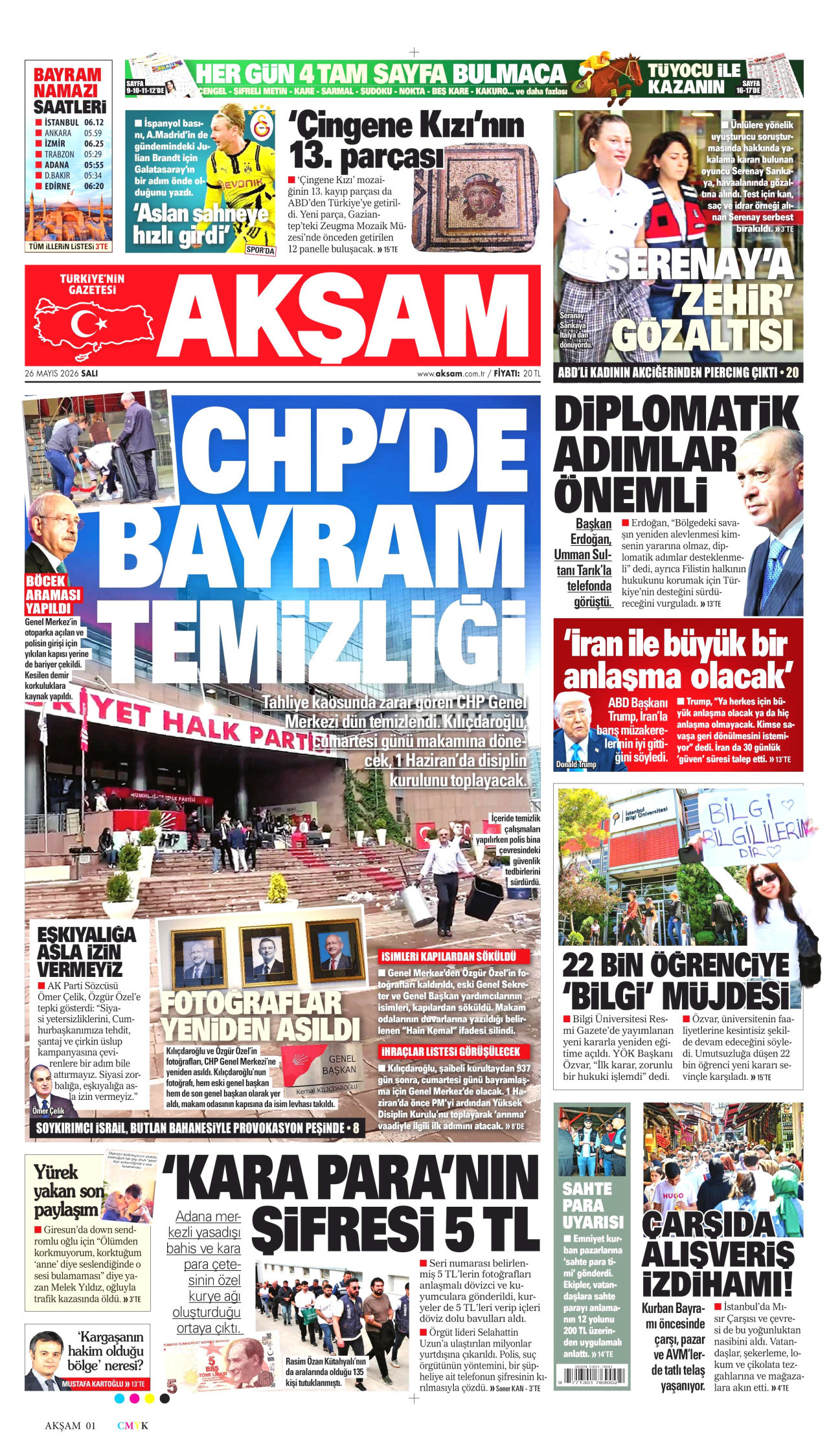 Akşam Manşet