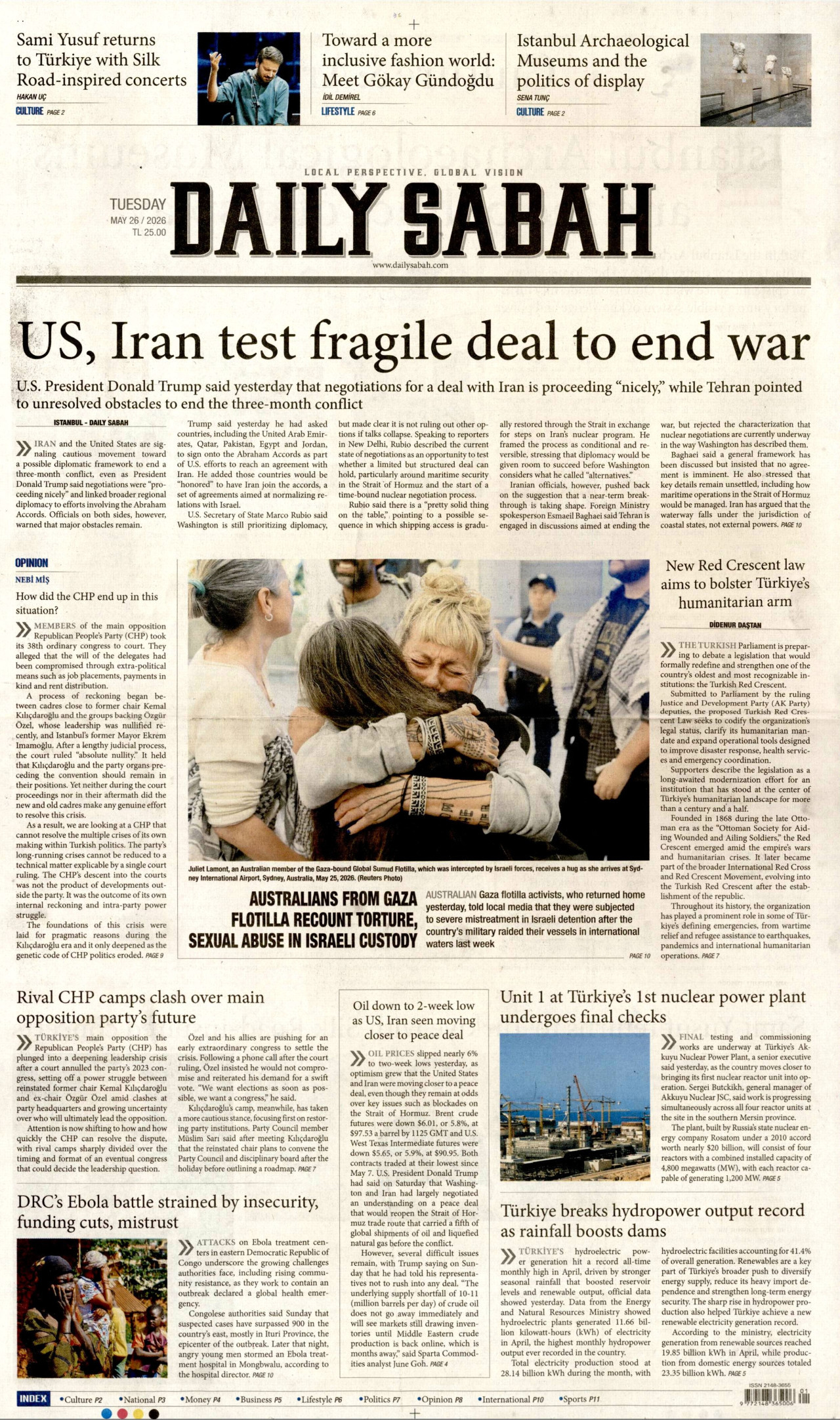 Daily Sabah Manşet
