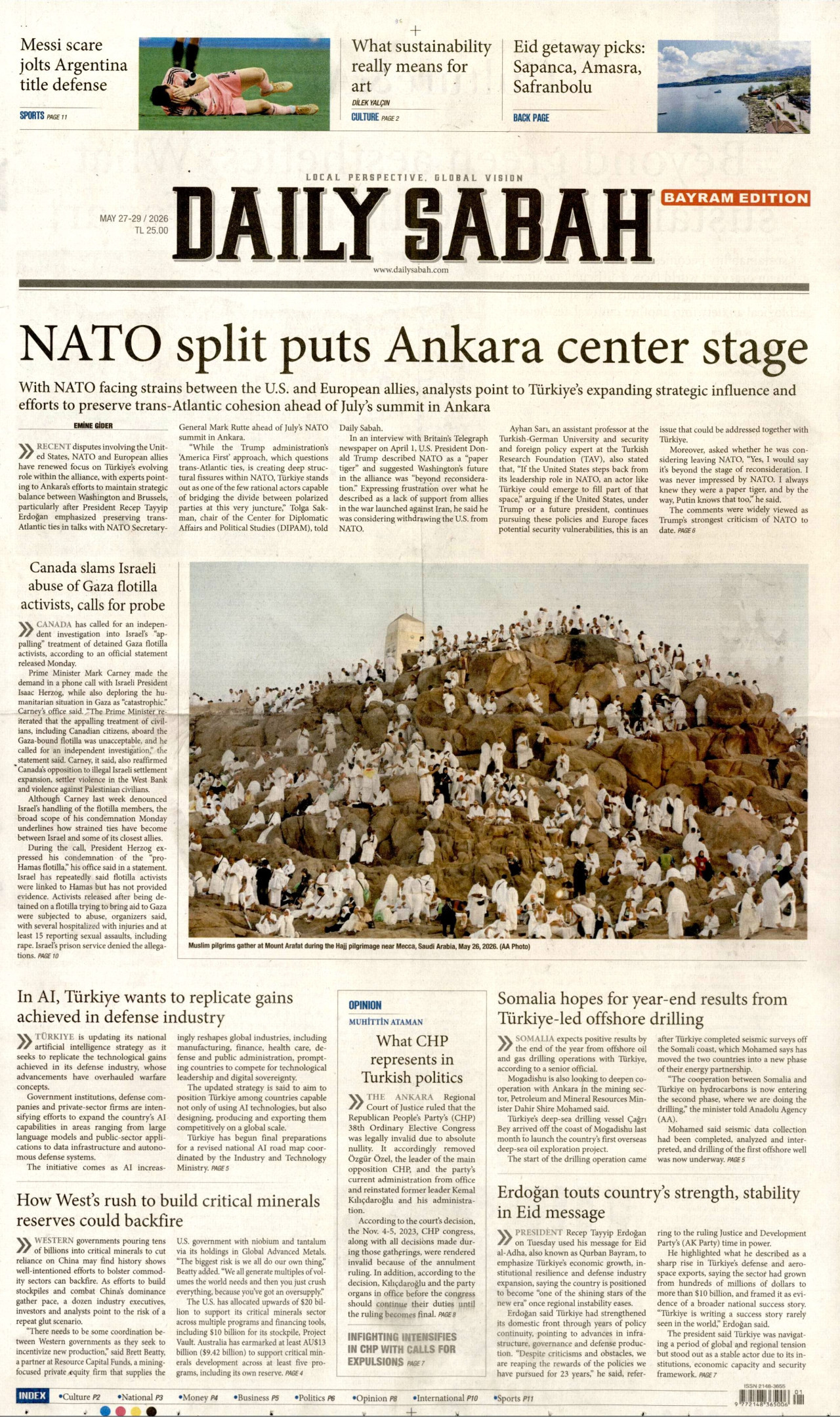 Daily Sabah Manşet