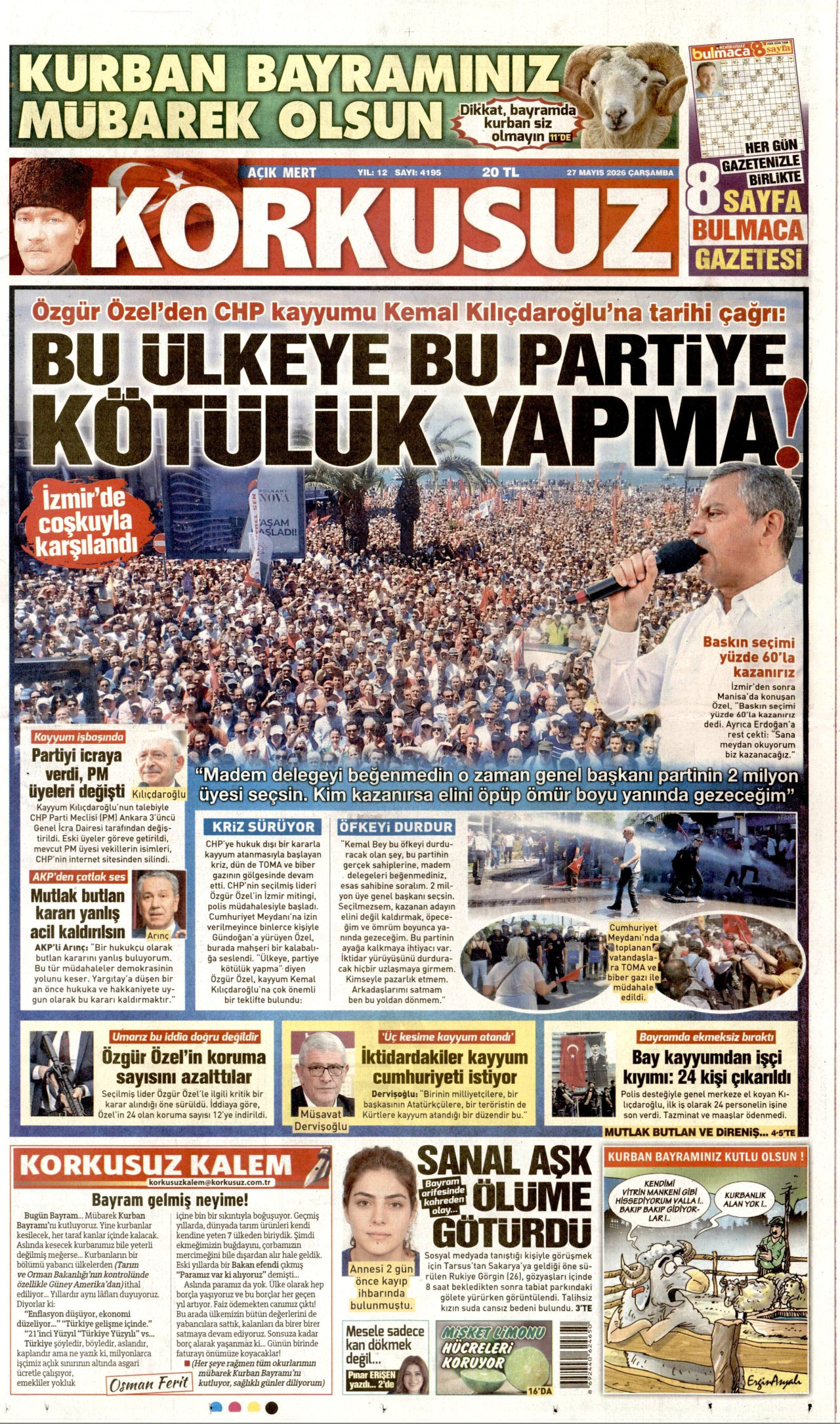 Korkusuz Manşet