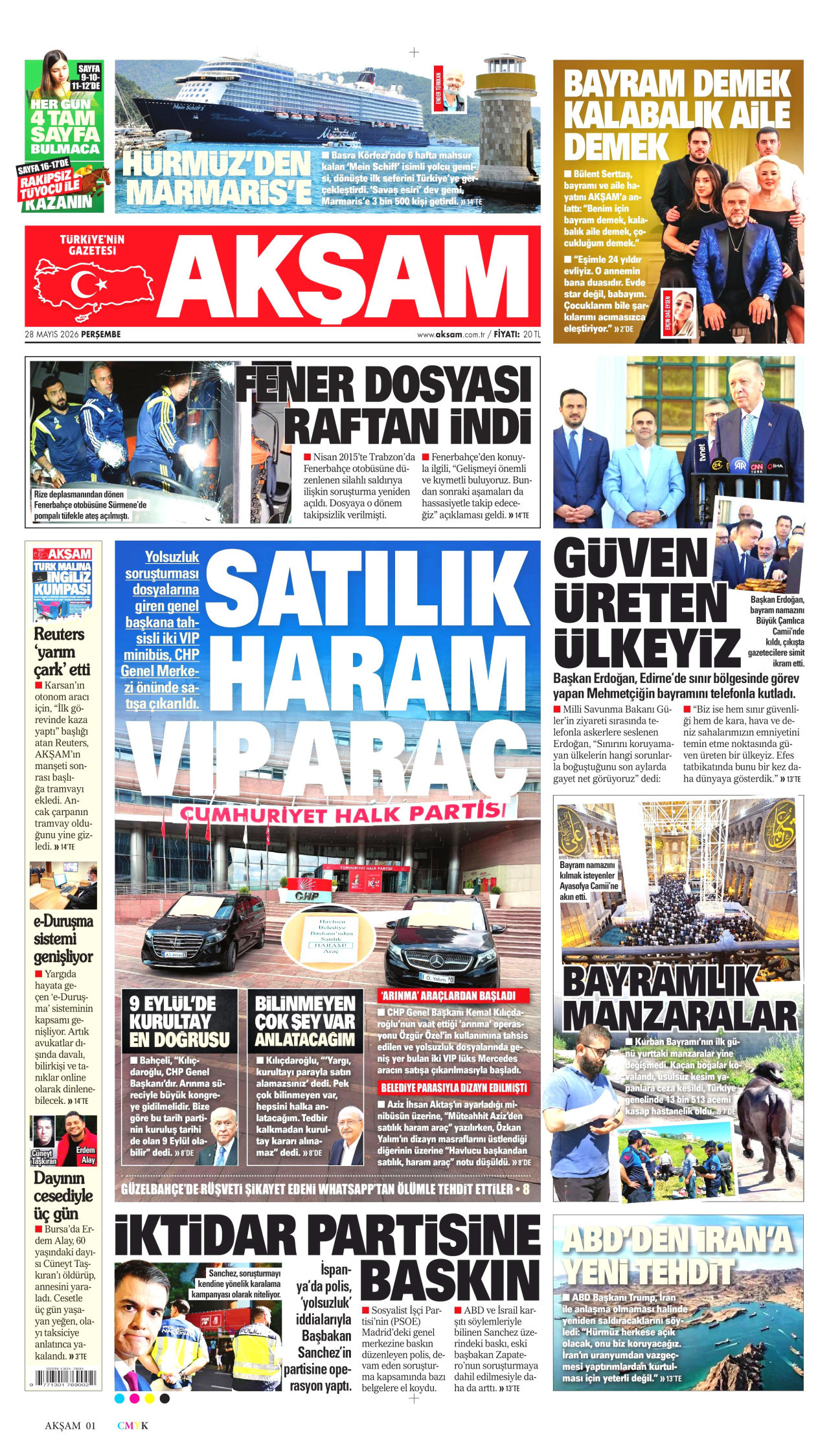 Akşam Manşet