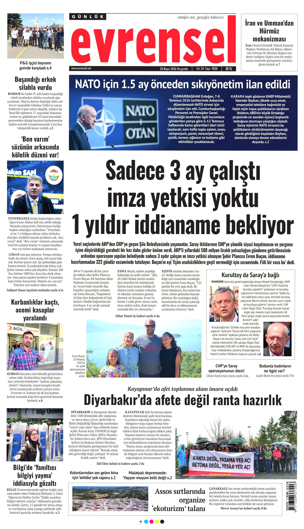 Evrensel Manşet