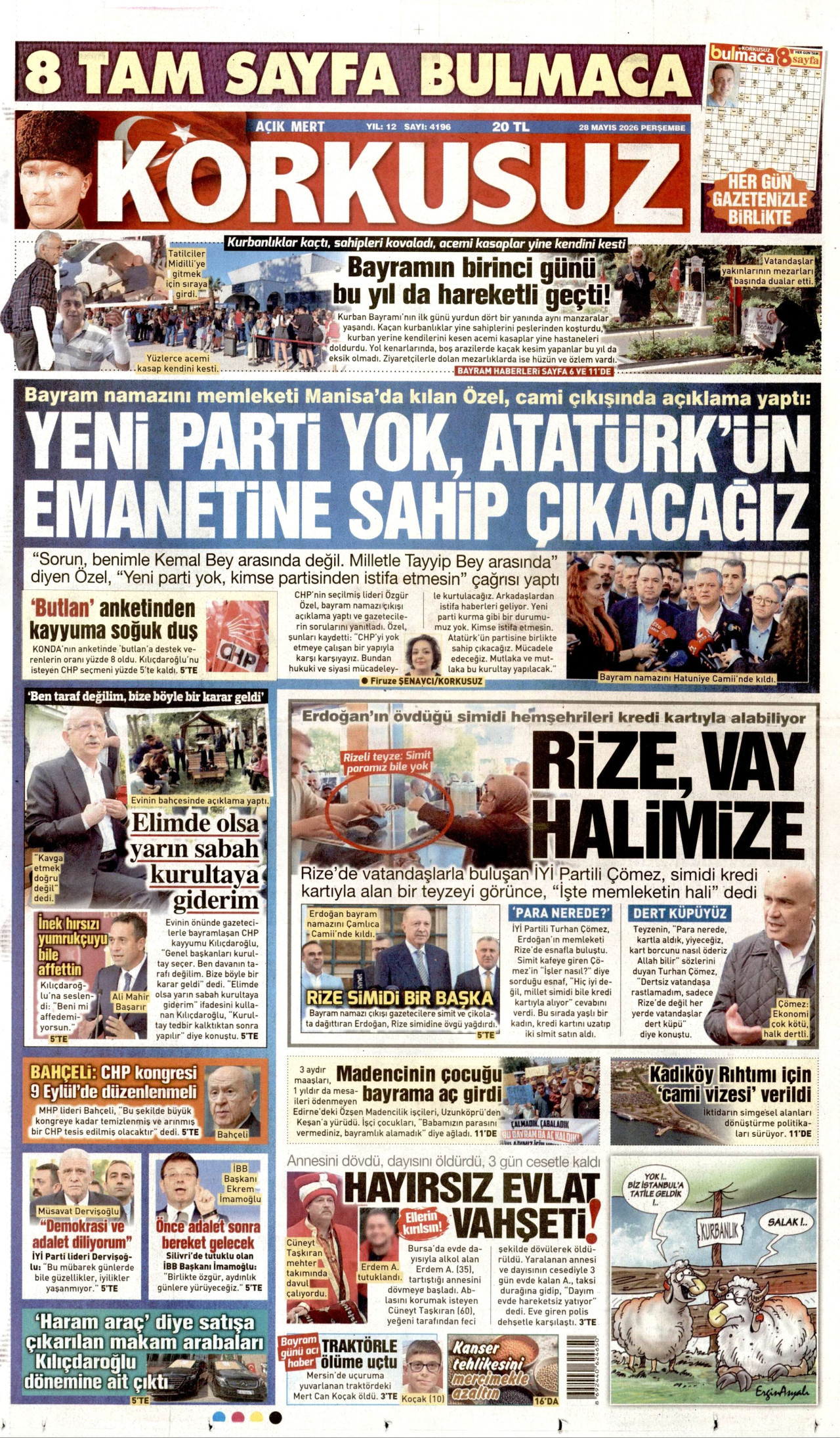 Korkusuz Manşet