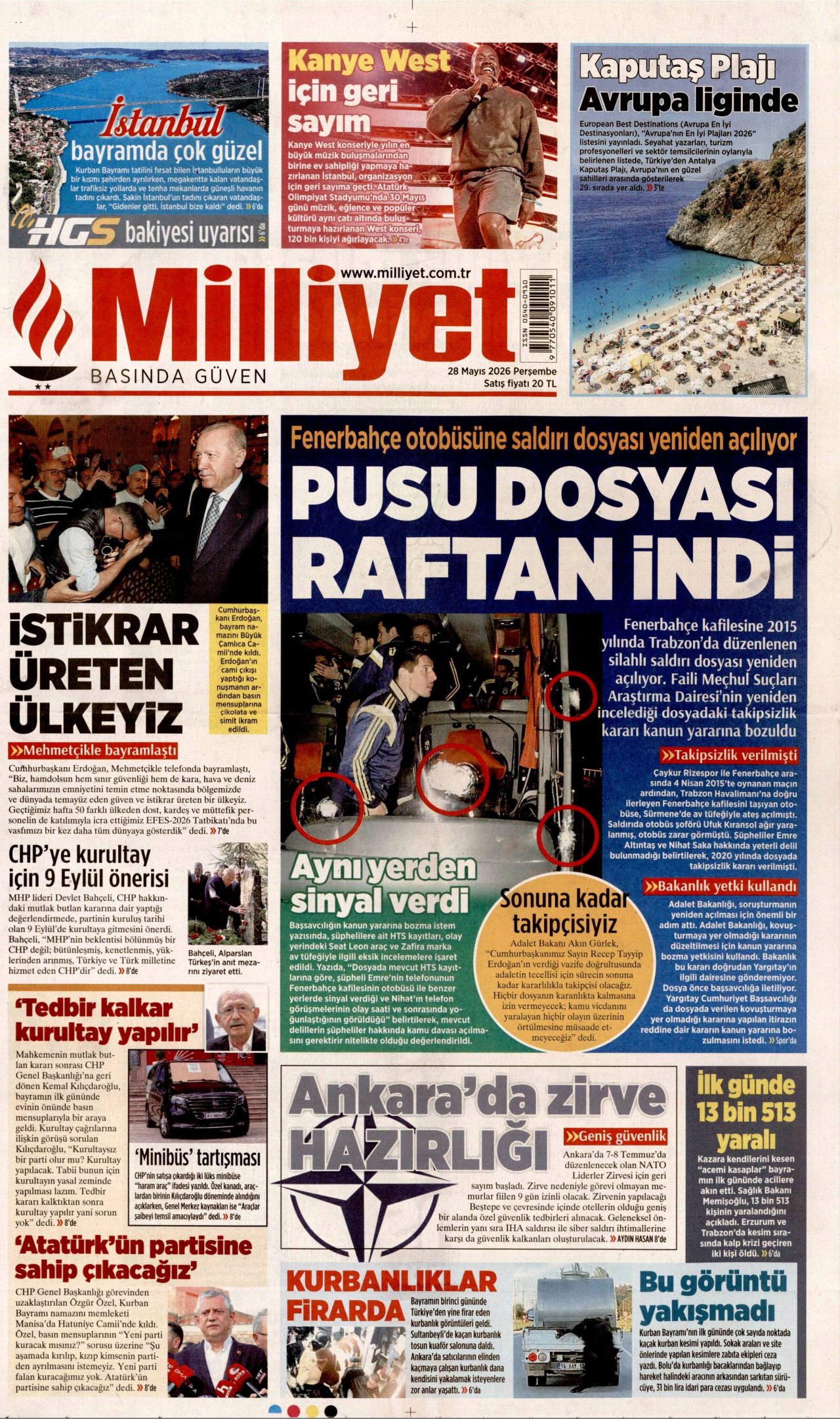 Milliyet Manşet