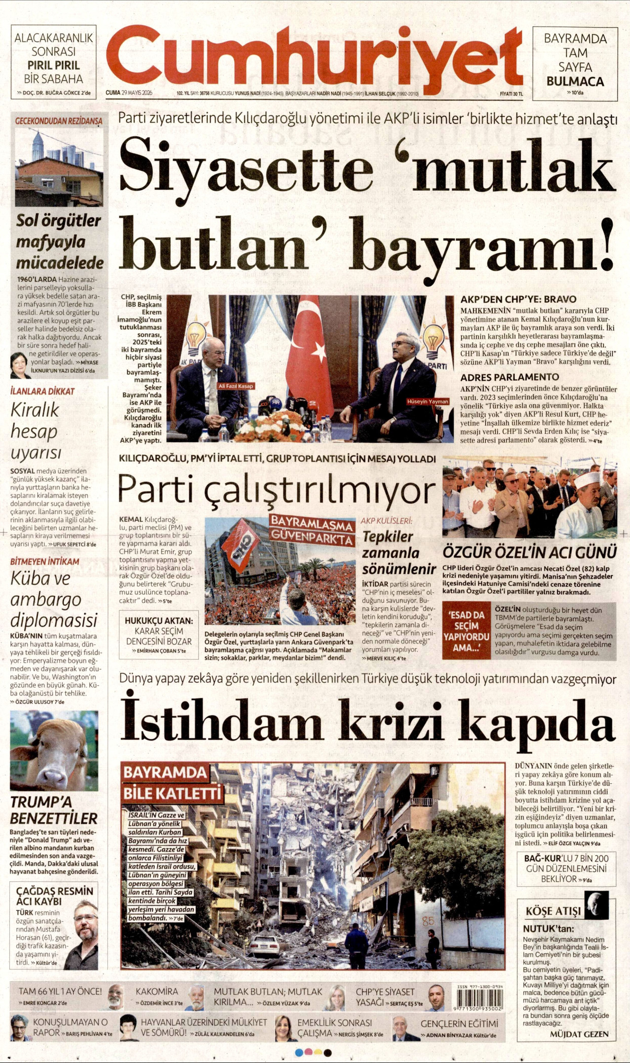 Cumhuriyet Manşet