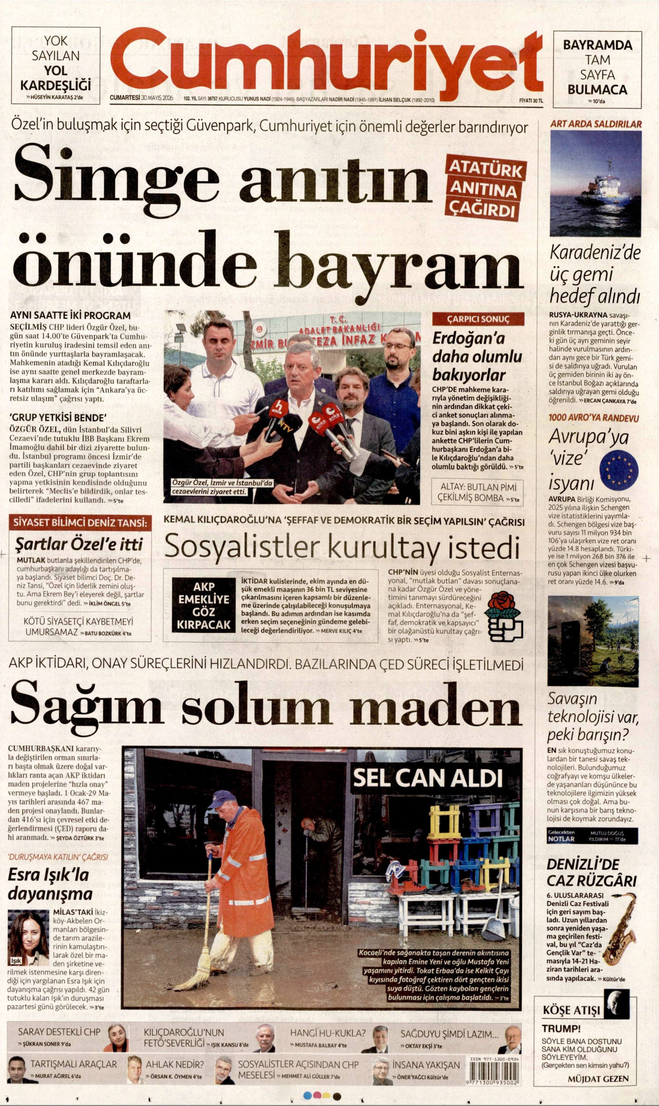 Cumhuriyet Manşet
