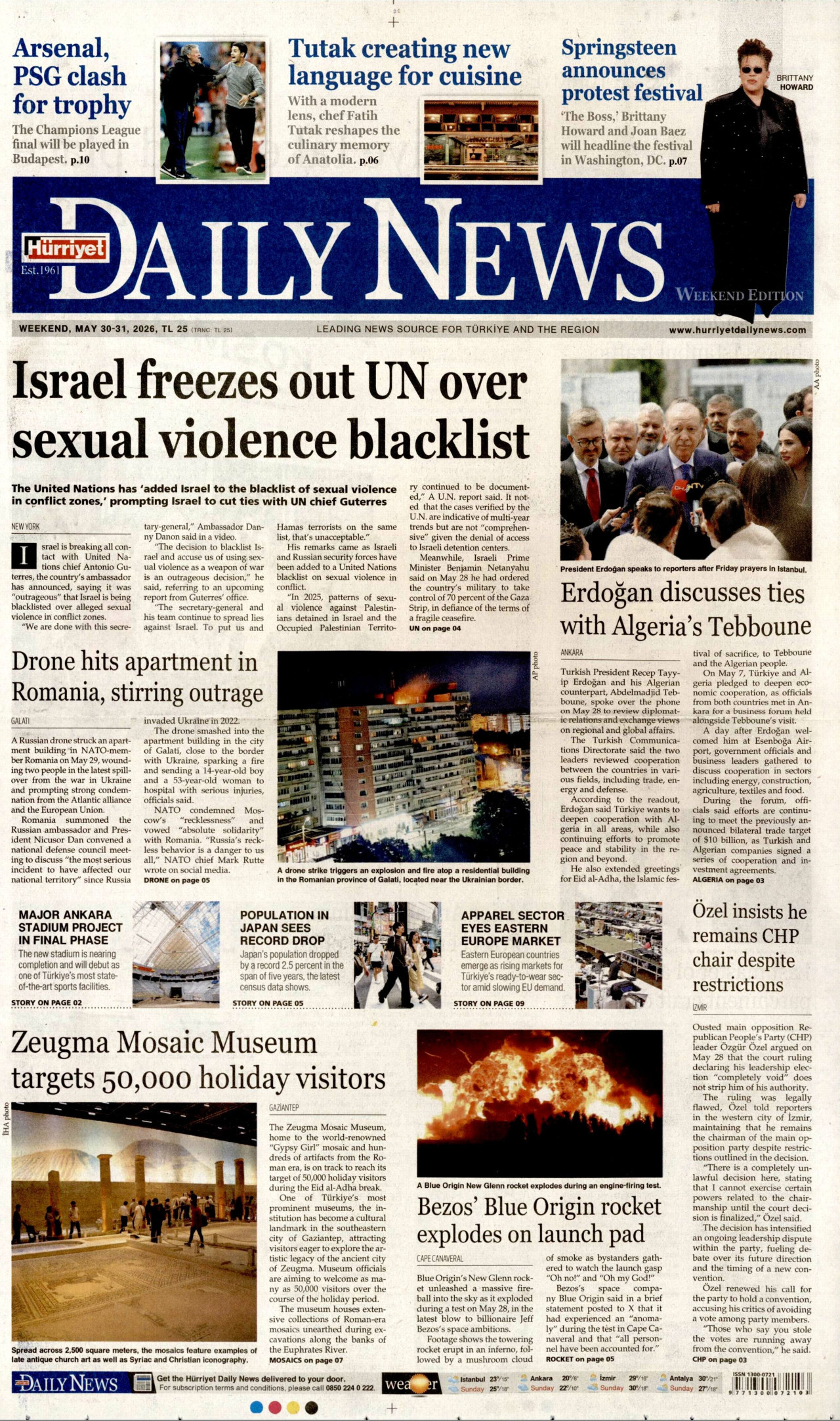Hürriyet Daily News Manşet
