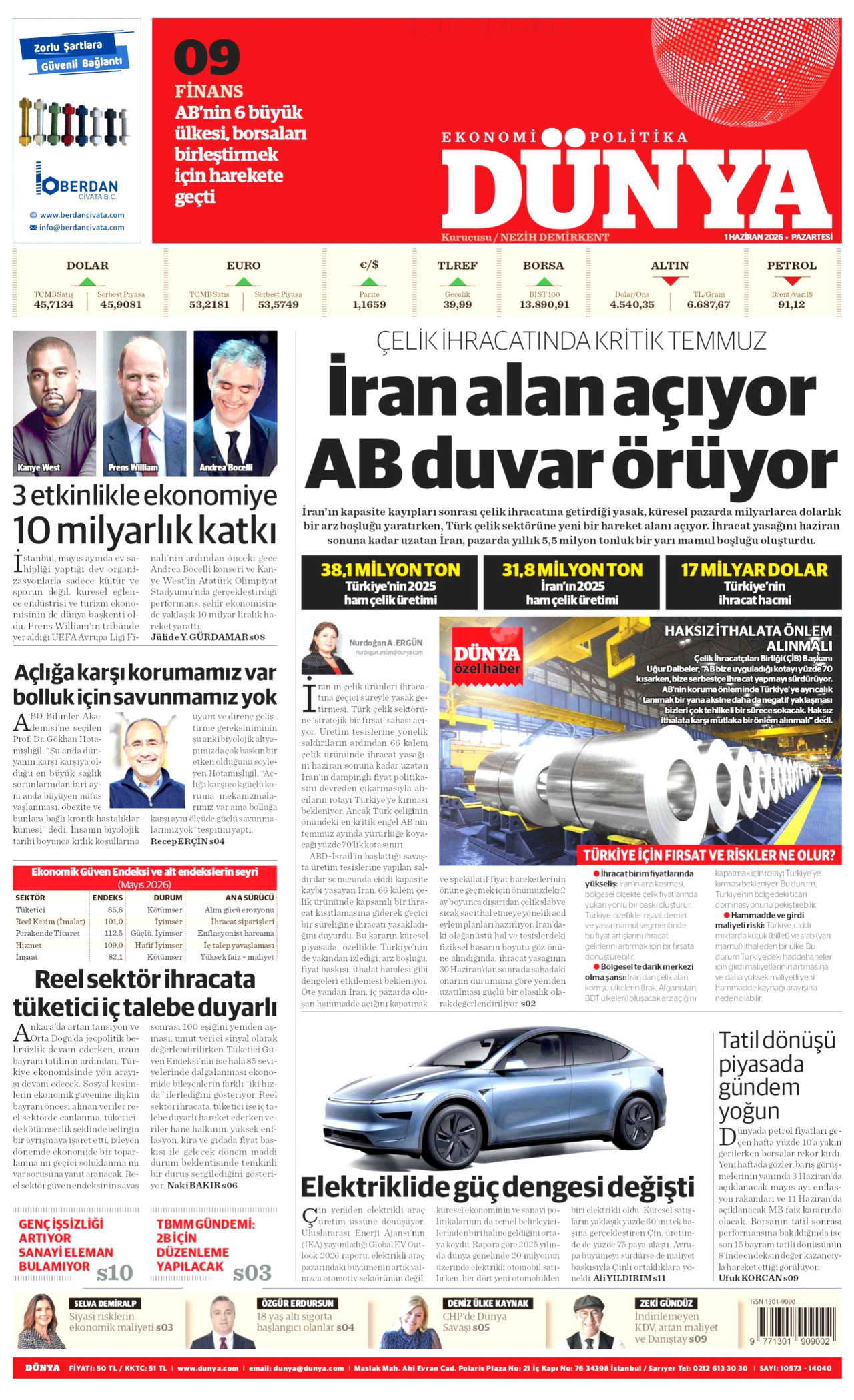 Dünya Manşet