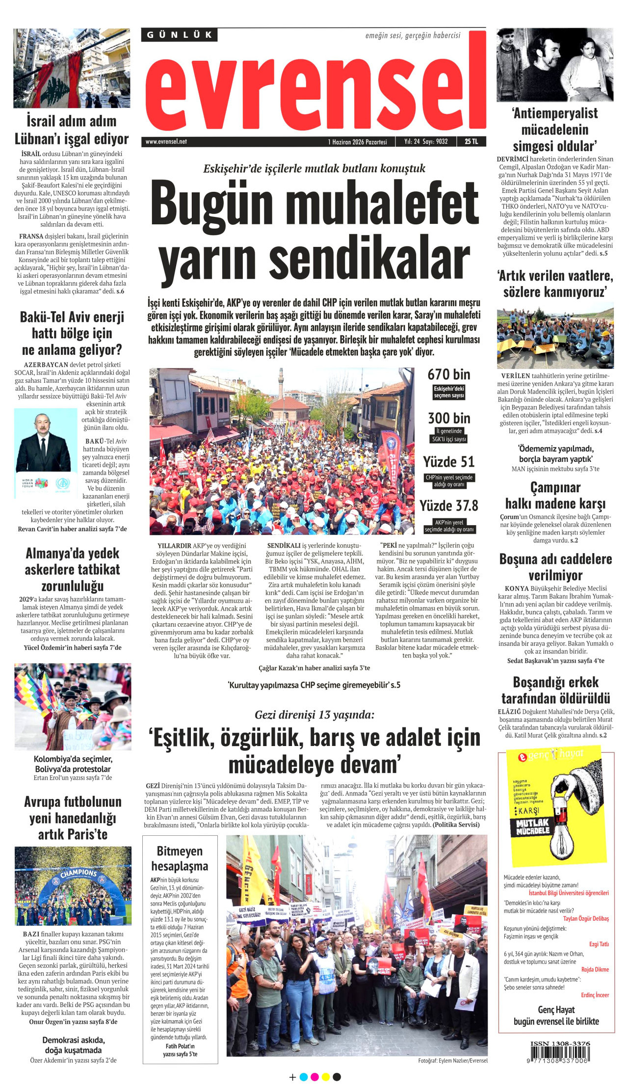 Evrensel Manşet