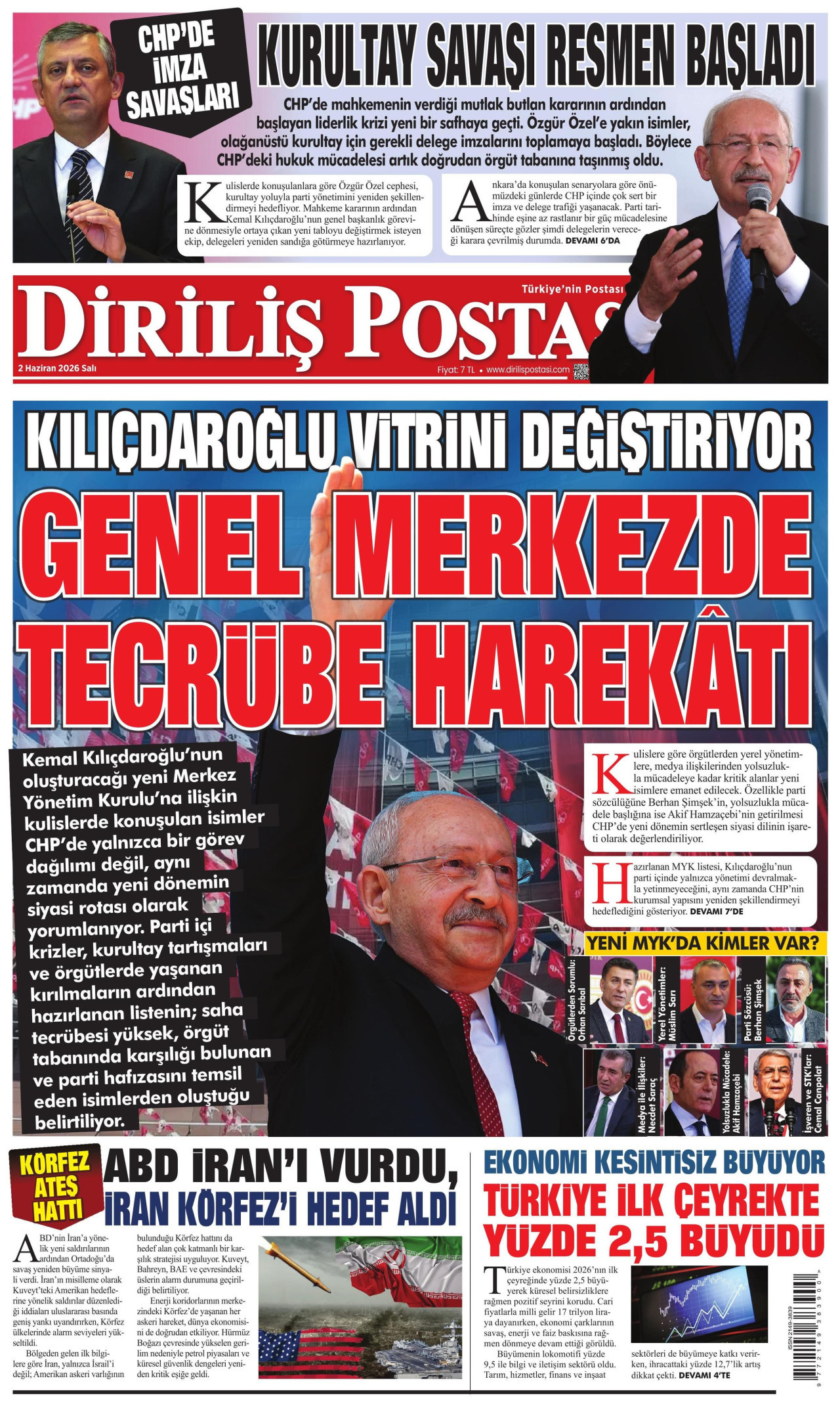 Diriliş Postası Manşet