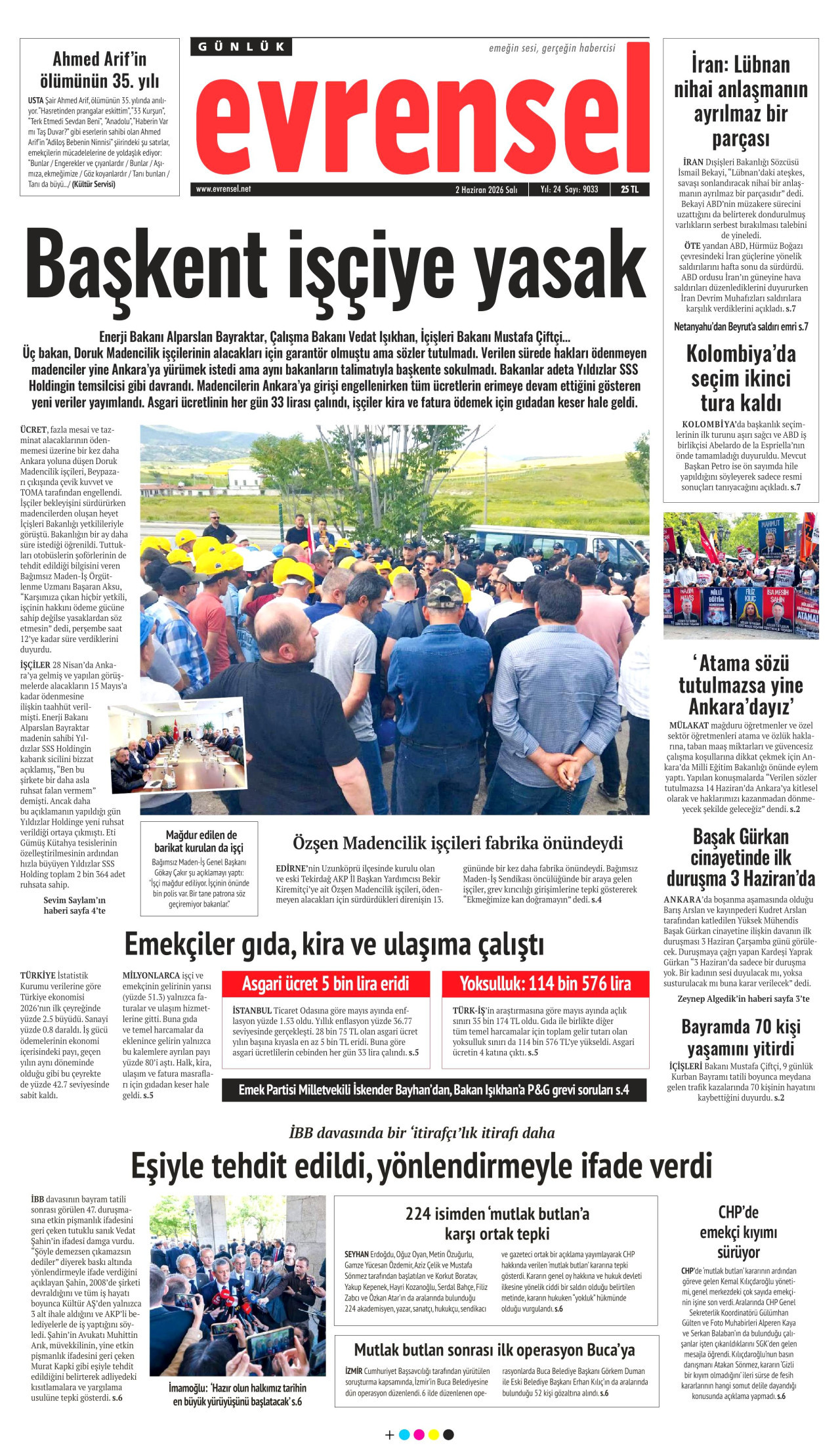 Evrensel Manşet