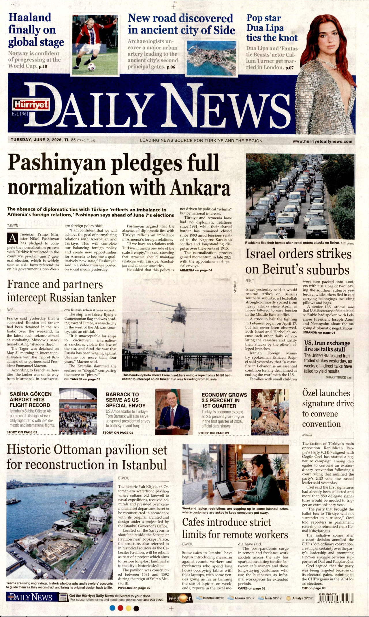 Hürriyet Daily News Manşet