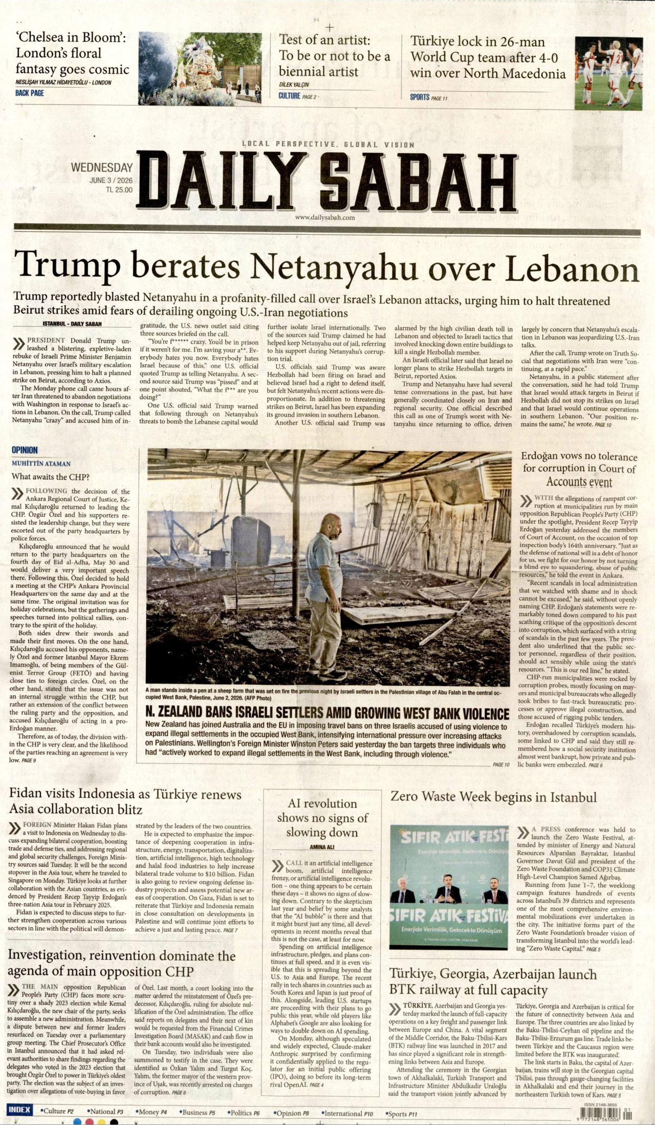 Daily Sabah Manşet
