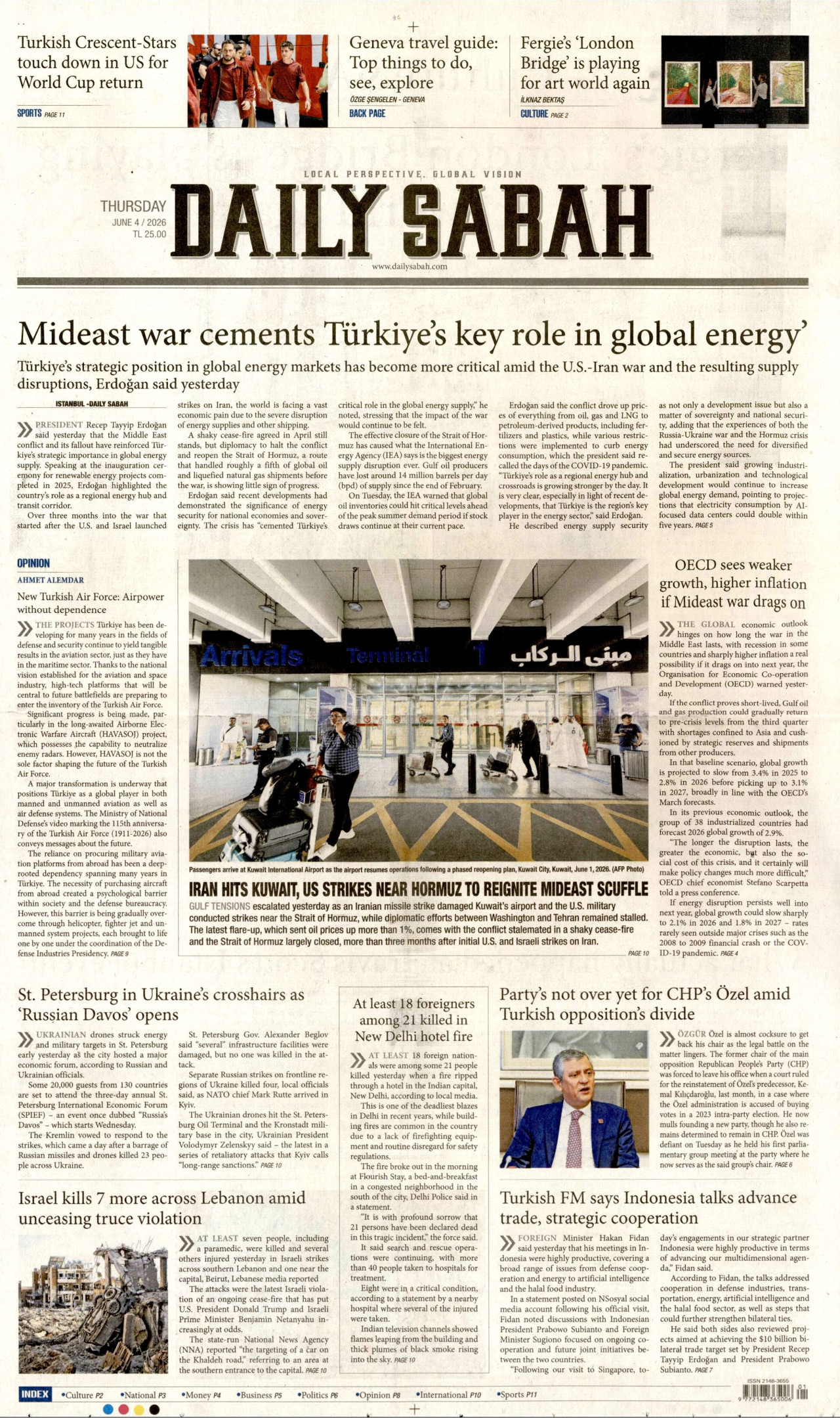 Daily Sabah Manşet