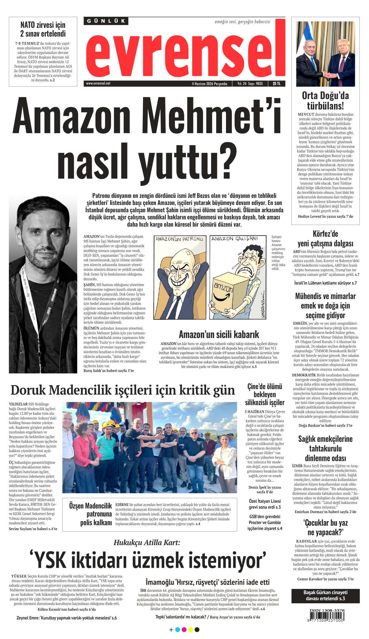 Evrensel Manşet