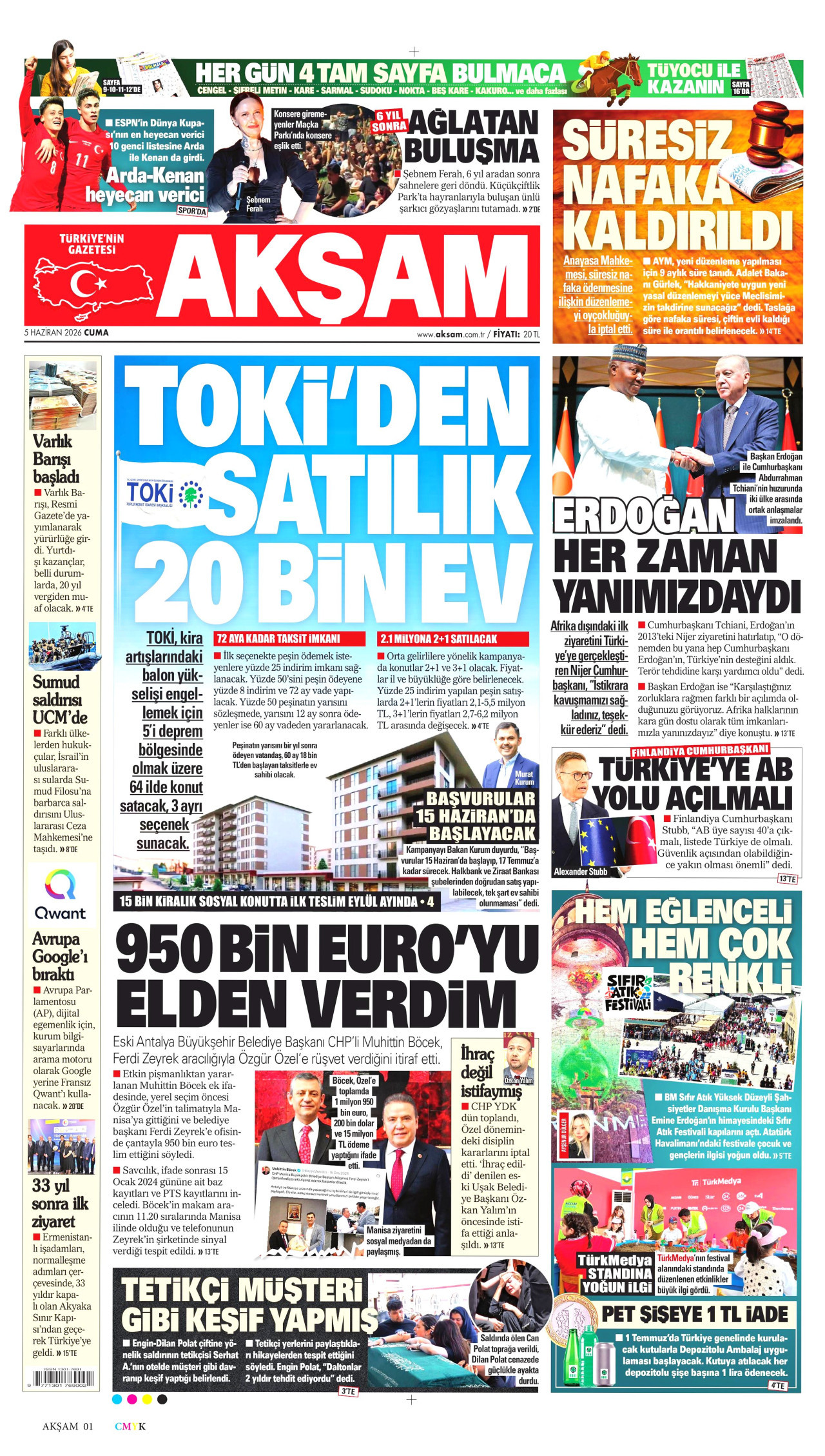 Akşam Manşet