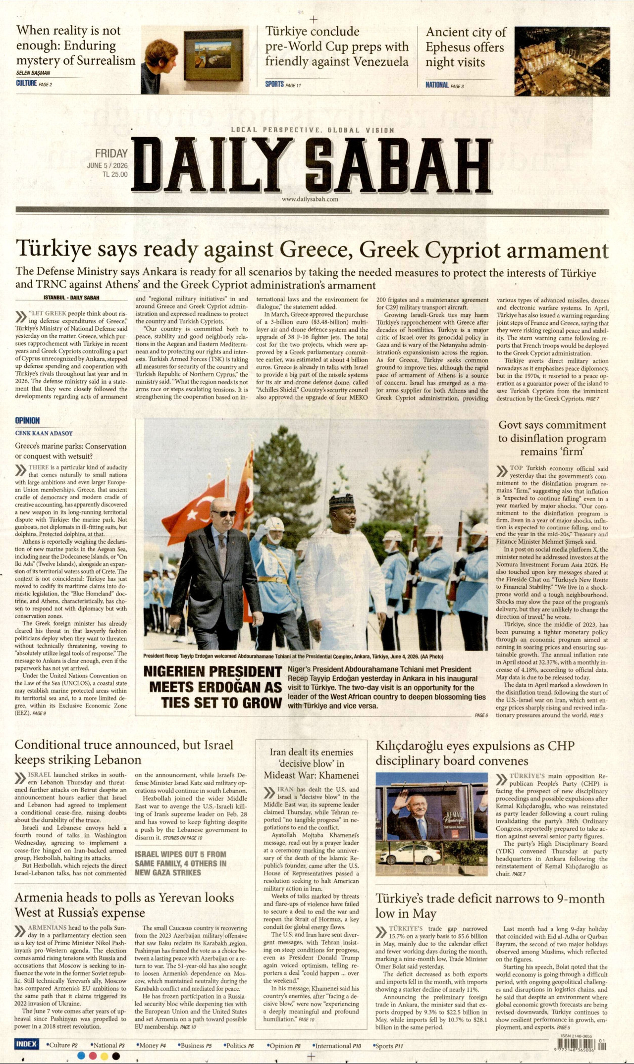 Daily Sabah Manşet