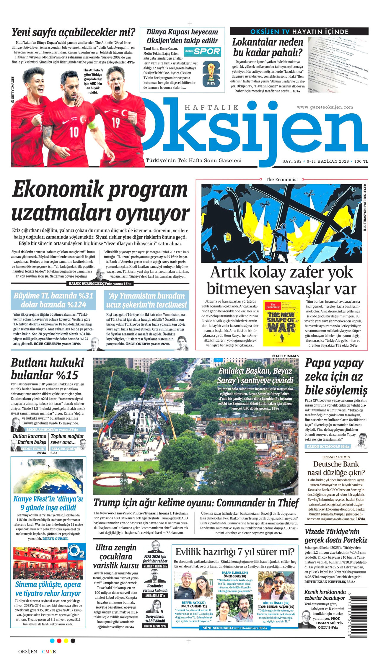Oksijen Gazetesi Manşeti