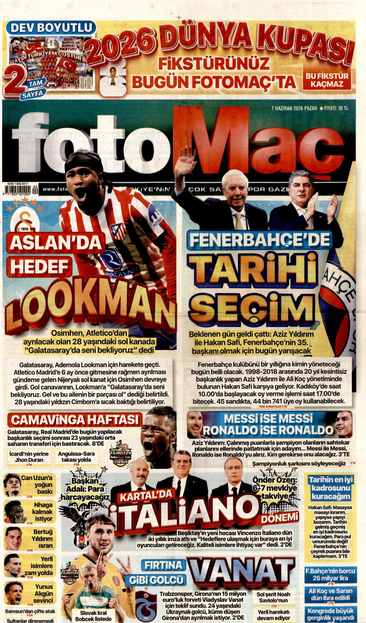 Fotomaç Manşet
