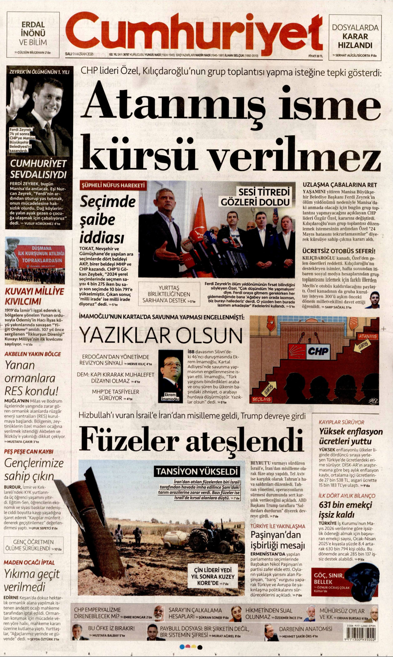 Cumhuriyet Manşet