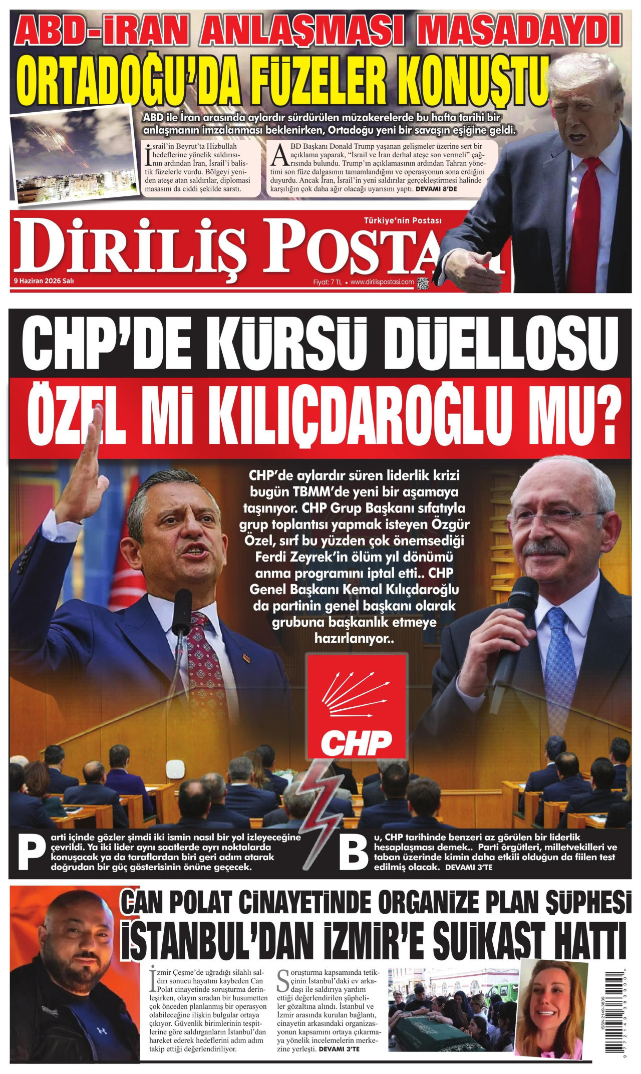 Diriliş Postası Manşet