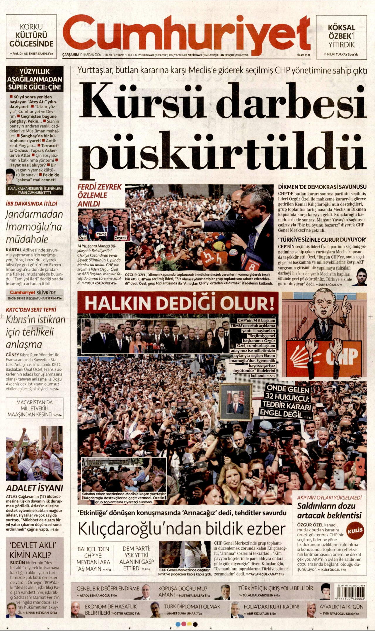 Cumhuriyet Manşet